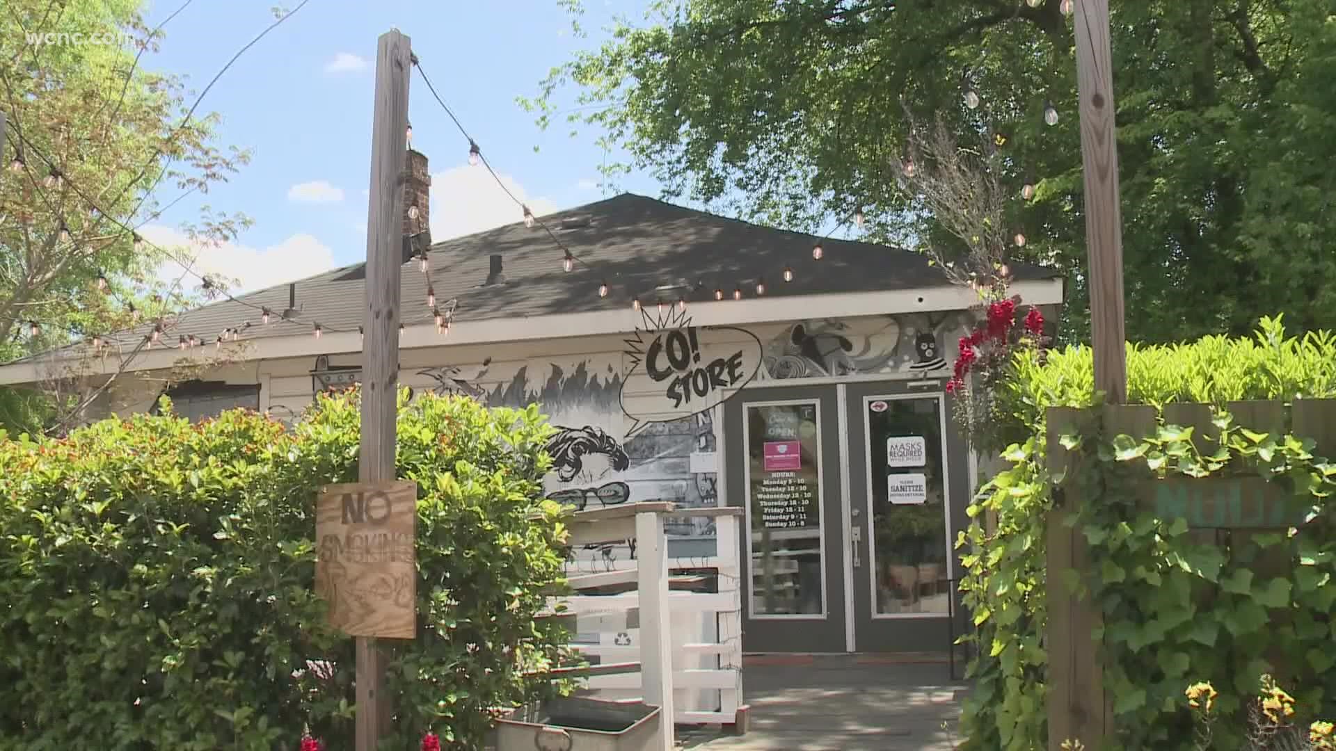 One of the owners of NoDa Company Store said now just isn't the right time to host a large party.