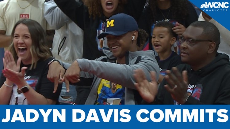 NC Player of the Year Jadyn Davis commits at Michigan