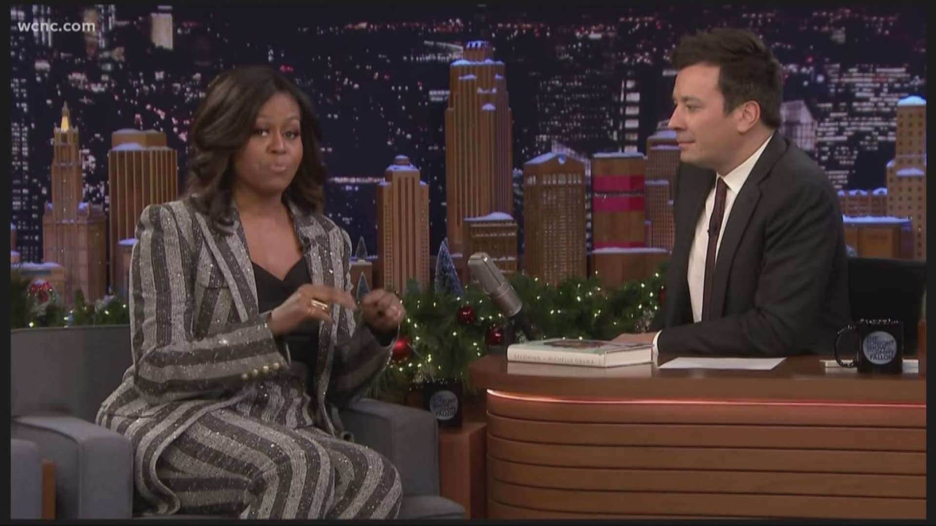 Michelle Obama stopped by The Tonight Show with Jimmy Fallon to promote her new book. But it's when the former first lady got real that has everyone talking.