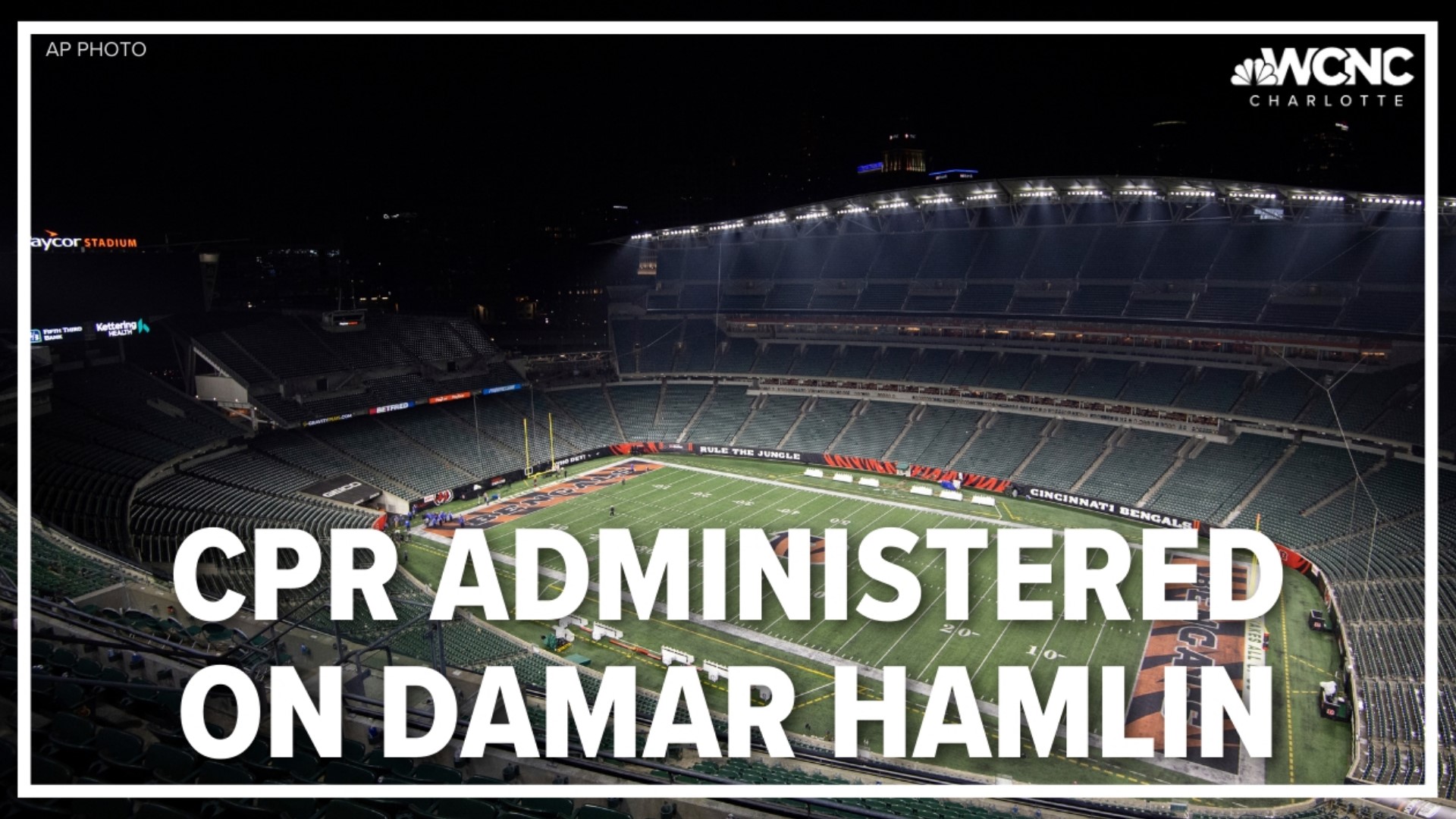 CPR administered on Bills safety Damar Hamlin