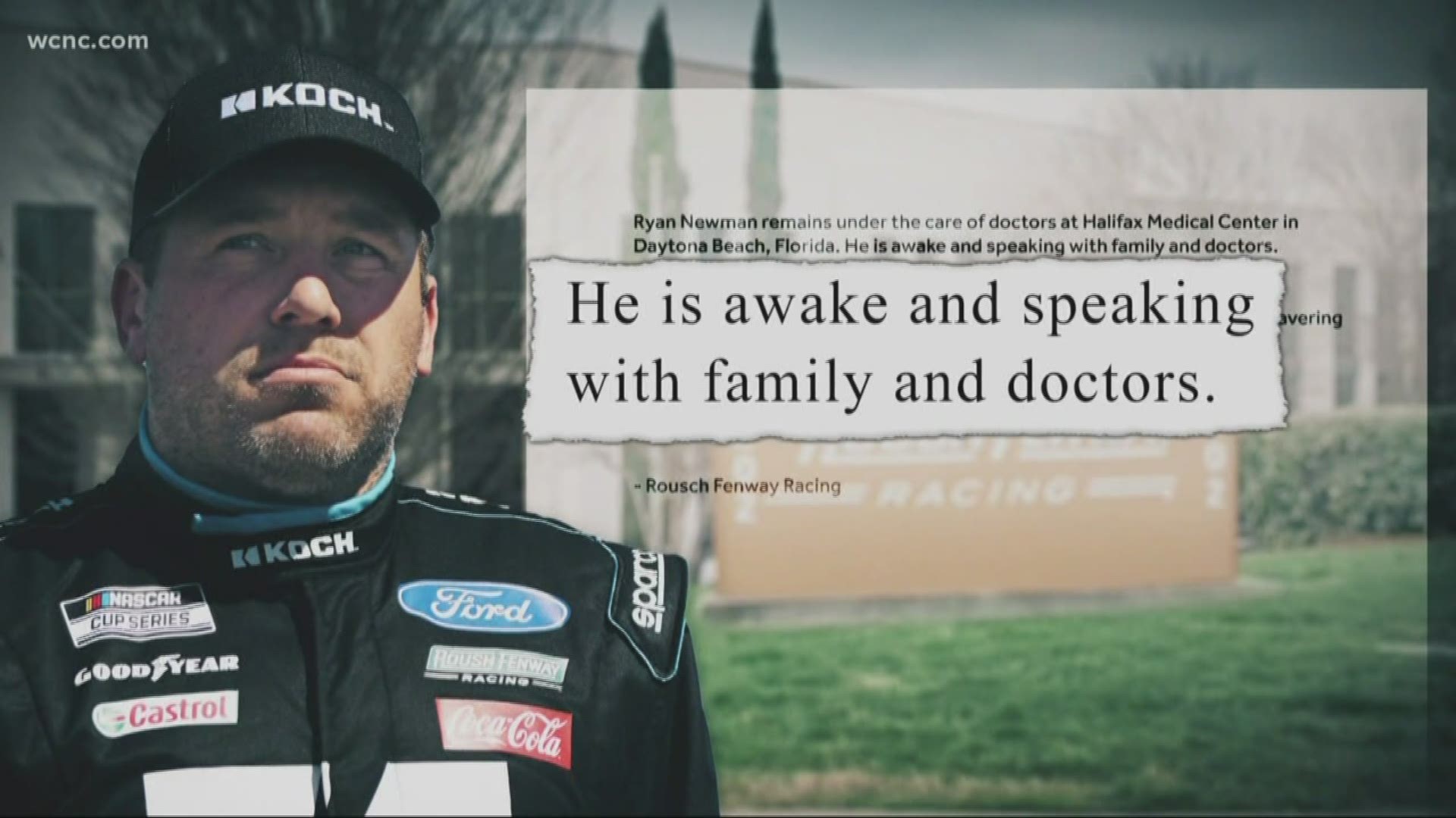 Fans waited nearly two hours Monday night before learning his injuries were non-life-threatening. The wreck is shaking the NASCAR world.