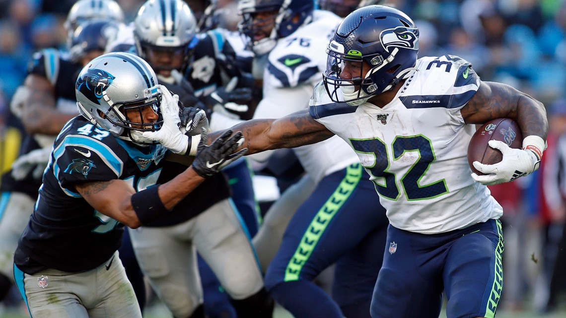 Russell Wilson, Chris Carson lift Seahawks past Panthers