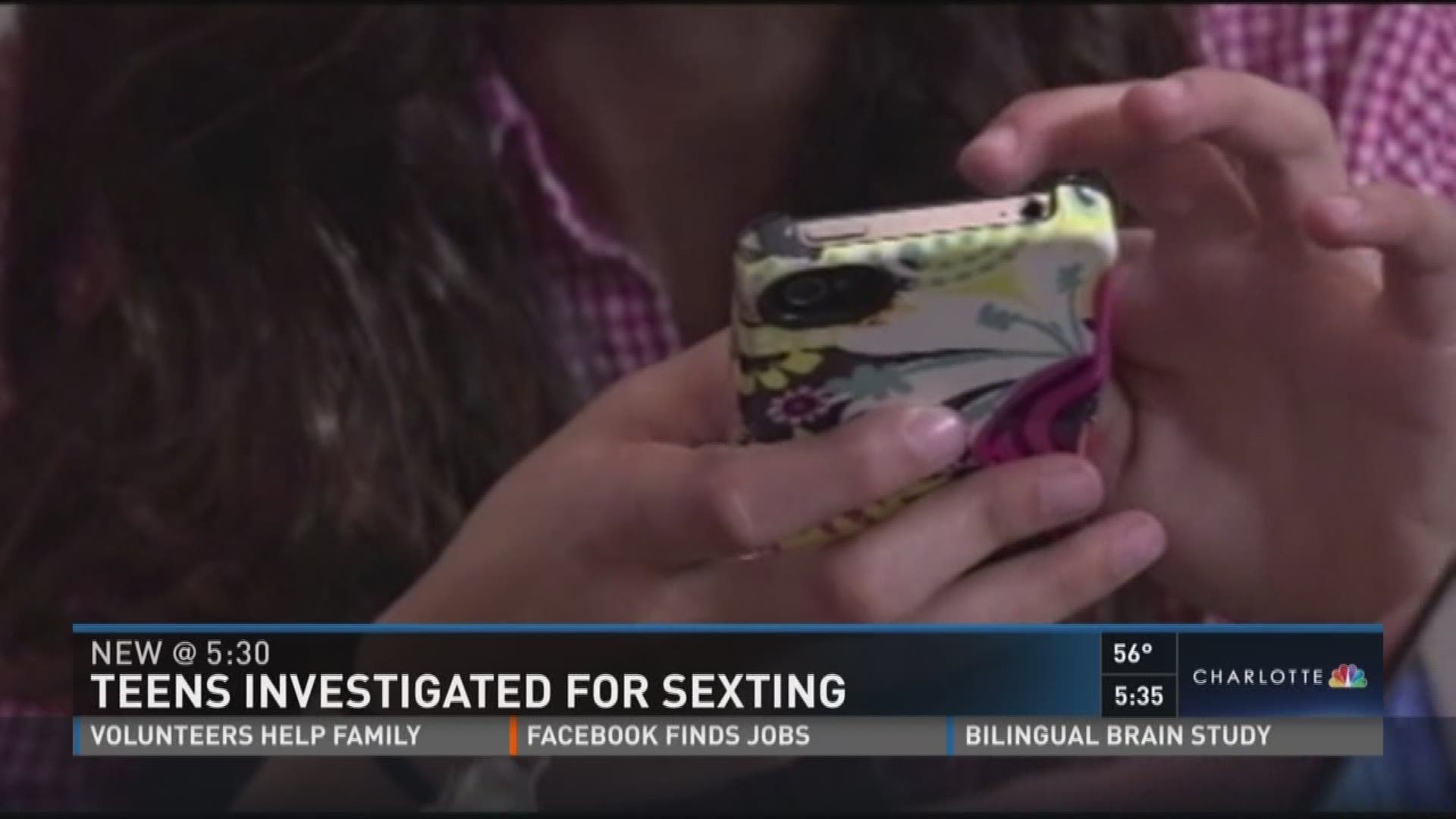 Teens investigated for sexting