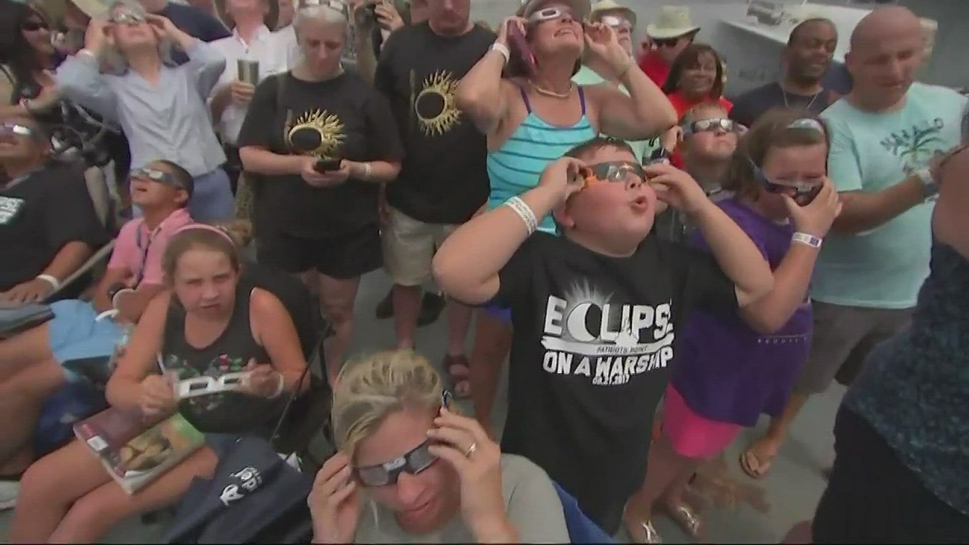 Millions had their eyes to the sky and traveled across the country, including right here in the carolinas, all to get a glimpse of the total solar eclipse.