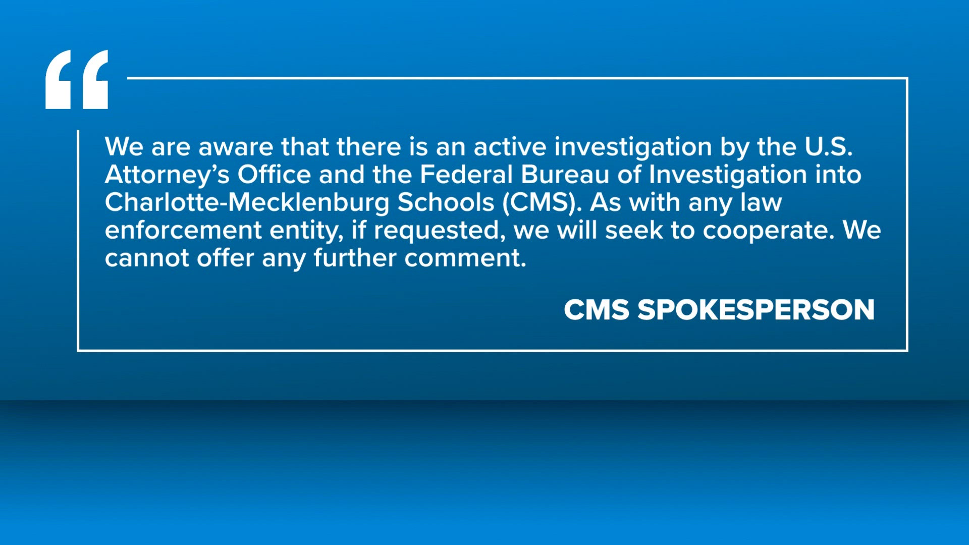 CMS faces federal investigation as district confirms ongoing probe ...