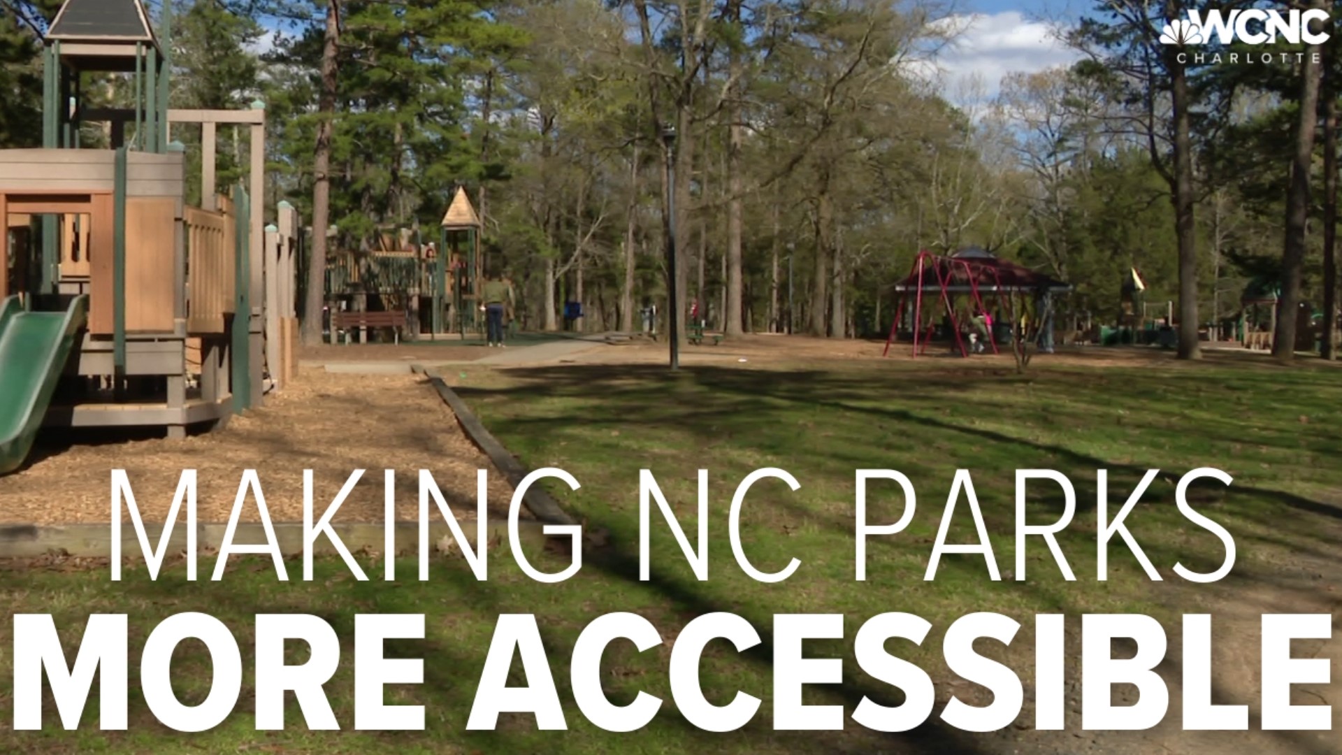 North Carolina Gov. Roy Cooper pledged $9.6 million to create more inclusive parks around the state and four projects are in the Charlotte area.