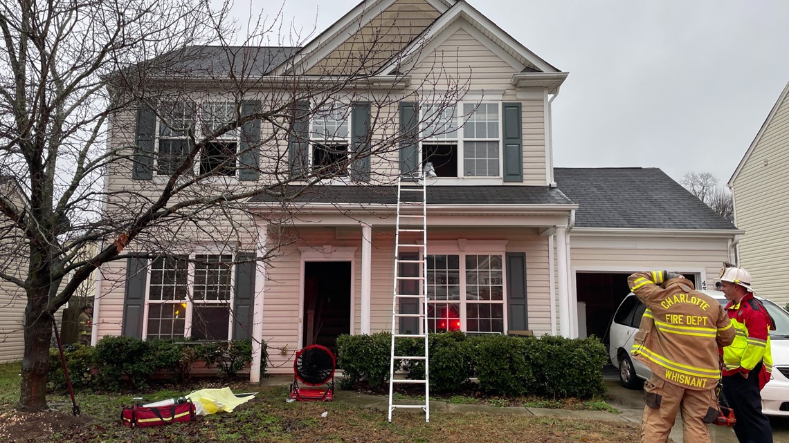 Charlotte house fire kills two dogs