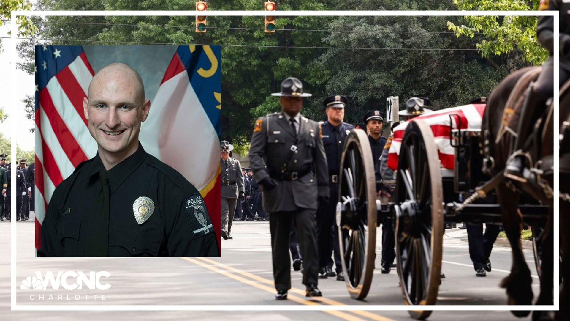 The Charlotte-Mecklenburg Police Department will honor four officers killed in the line of duty, adding Joshua Eyer's name to the fallen officer memorial in Uptown.