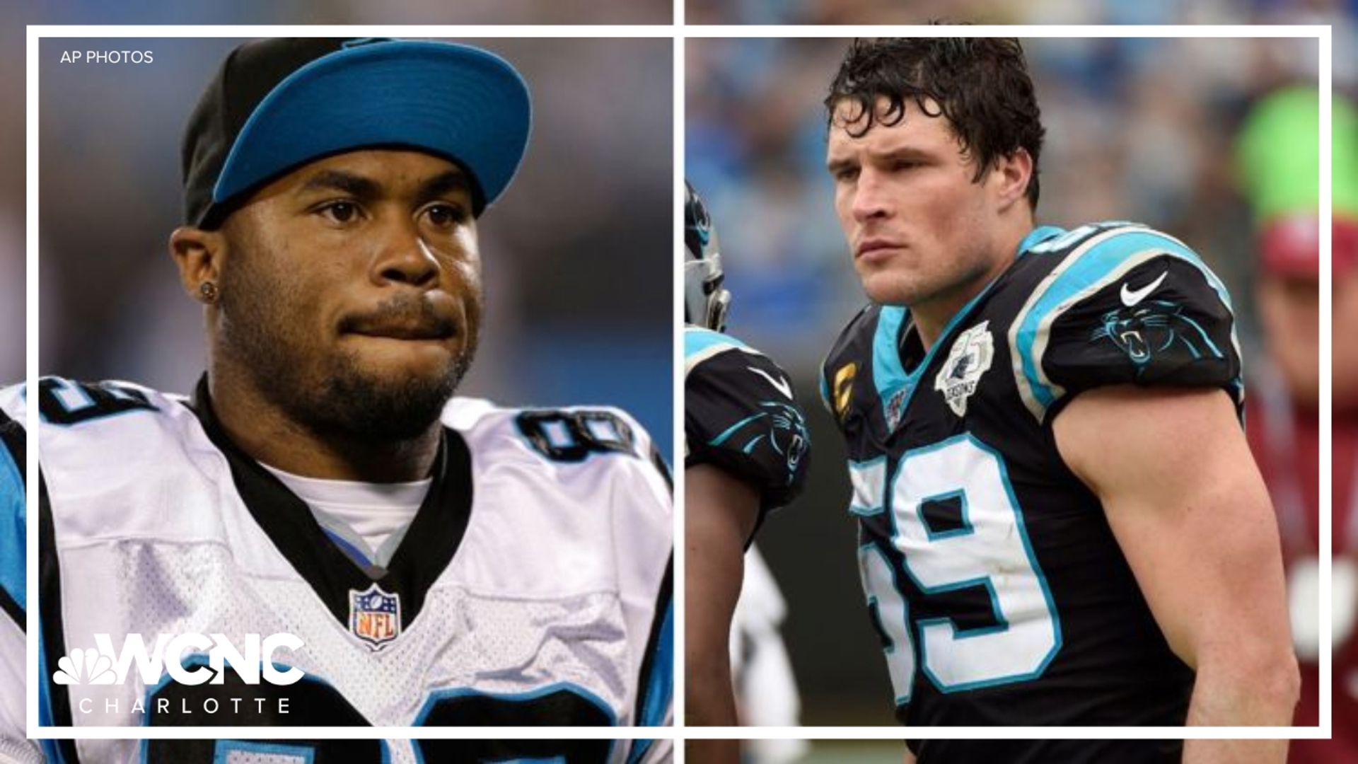 Kuechly and Smith are two of three players remaining who played for the Panthers, as did defensive end Jared Allen, who finished his career in Carolina in 2015.