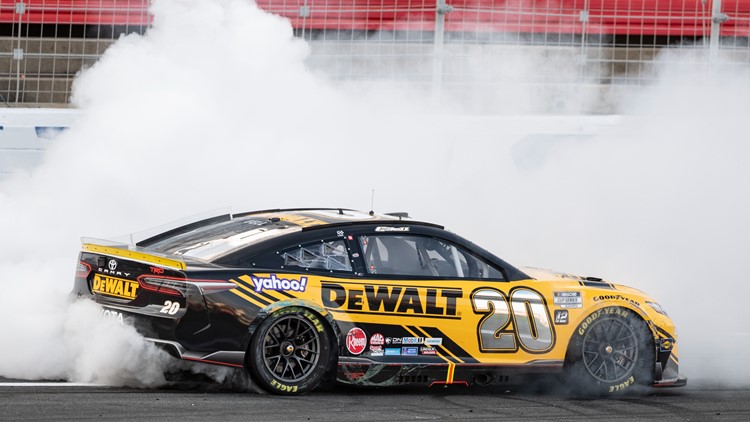 Late-race madness allows Christopher Bell to take the win at the Roval