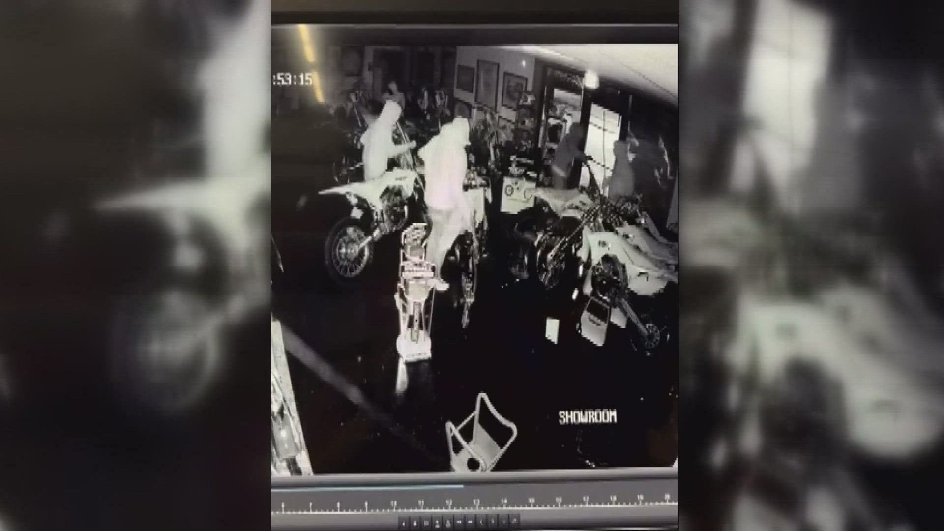 Several motorbikes were stolen from Phoenix Racing Honda in Rowan County, deputies said. In total, 11 motorcycles were stolen.