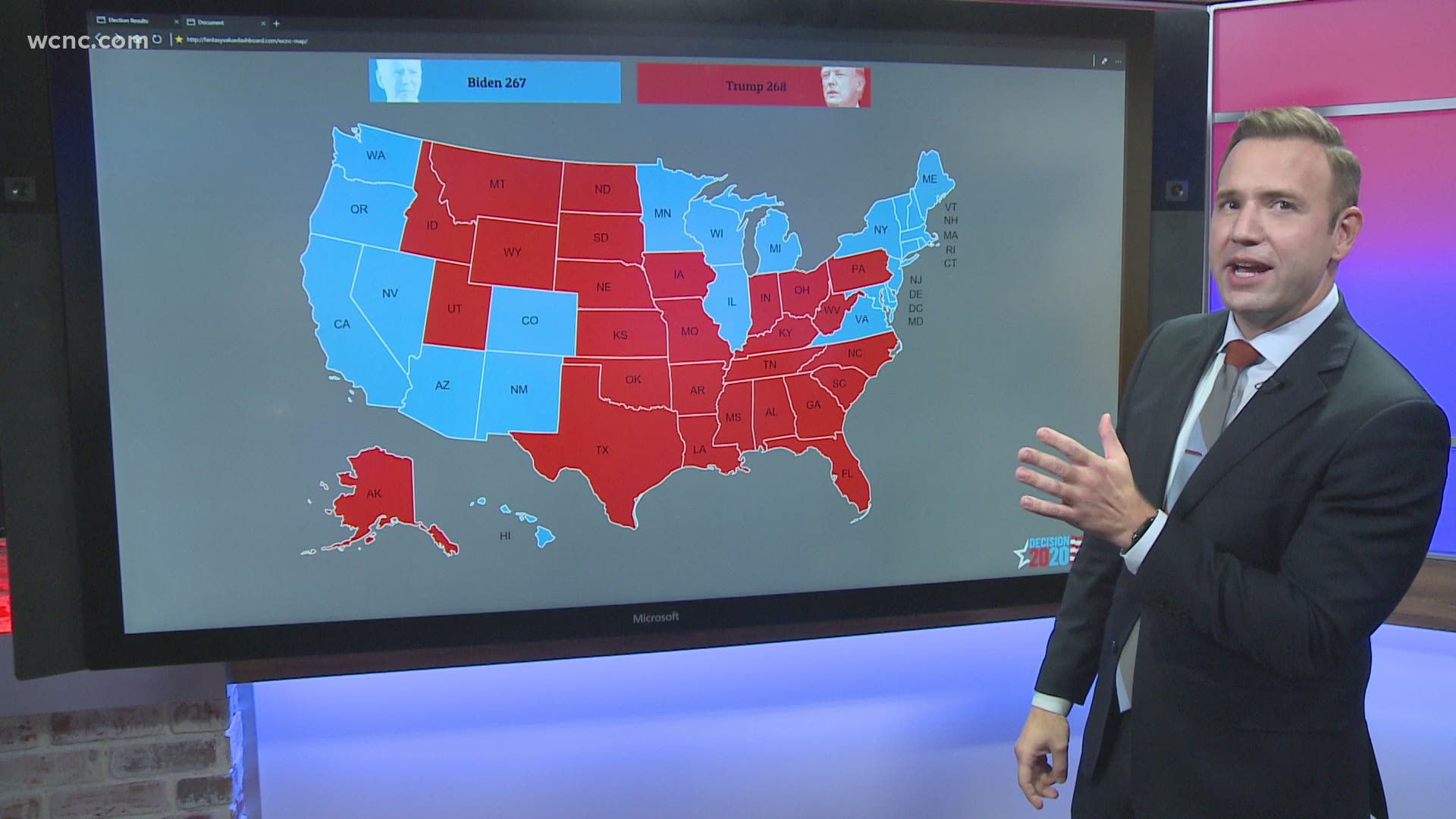 With several battleground states still counting votes, there is a possibility that neither President Donald Trump or Joe Biden get to 270 Electoral College votes.