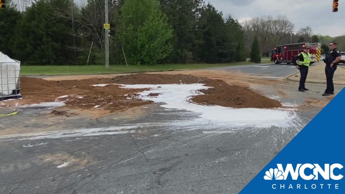 Stretch of Lawyers Road shut down after paint spill