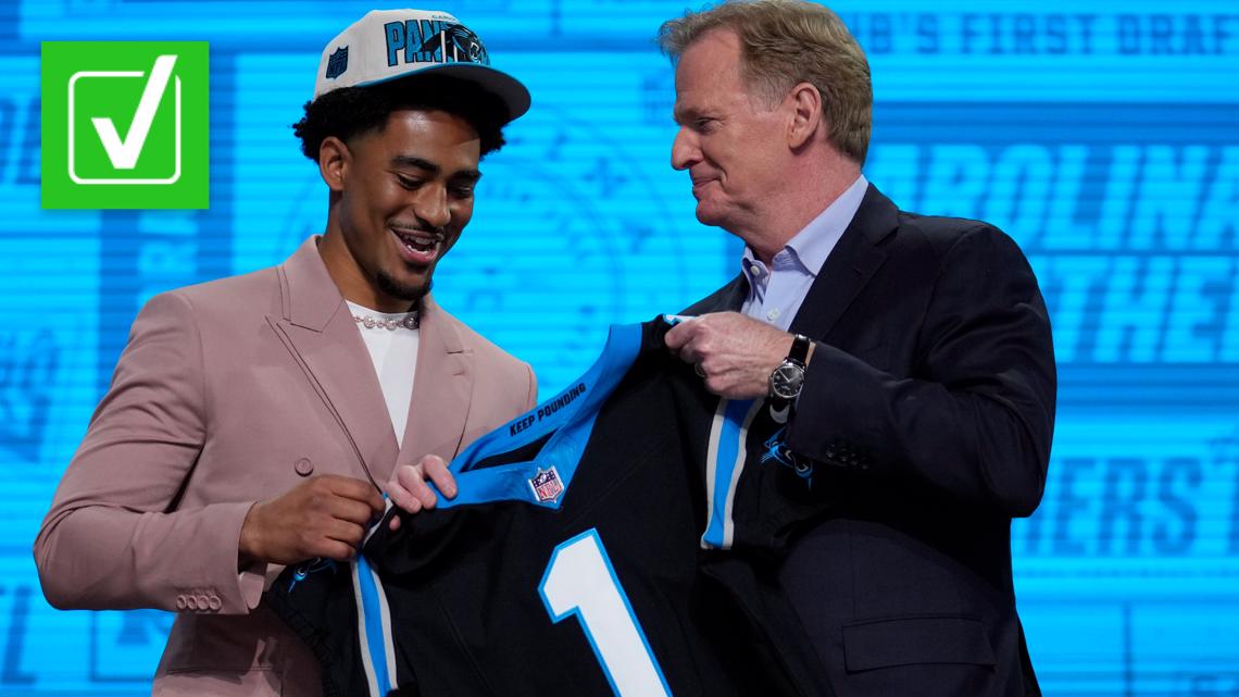 Funny bryce Young Carolina panthers homage 2023 NFL draft first