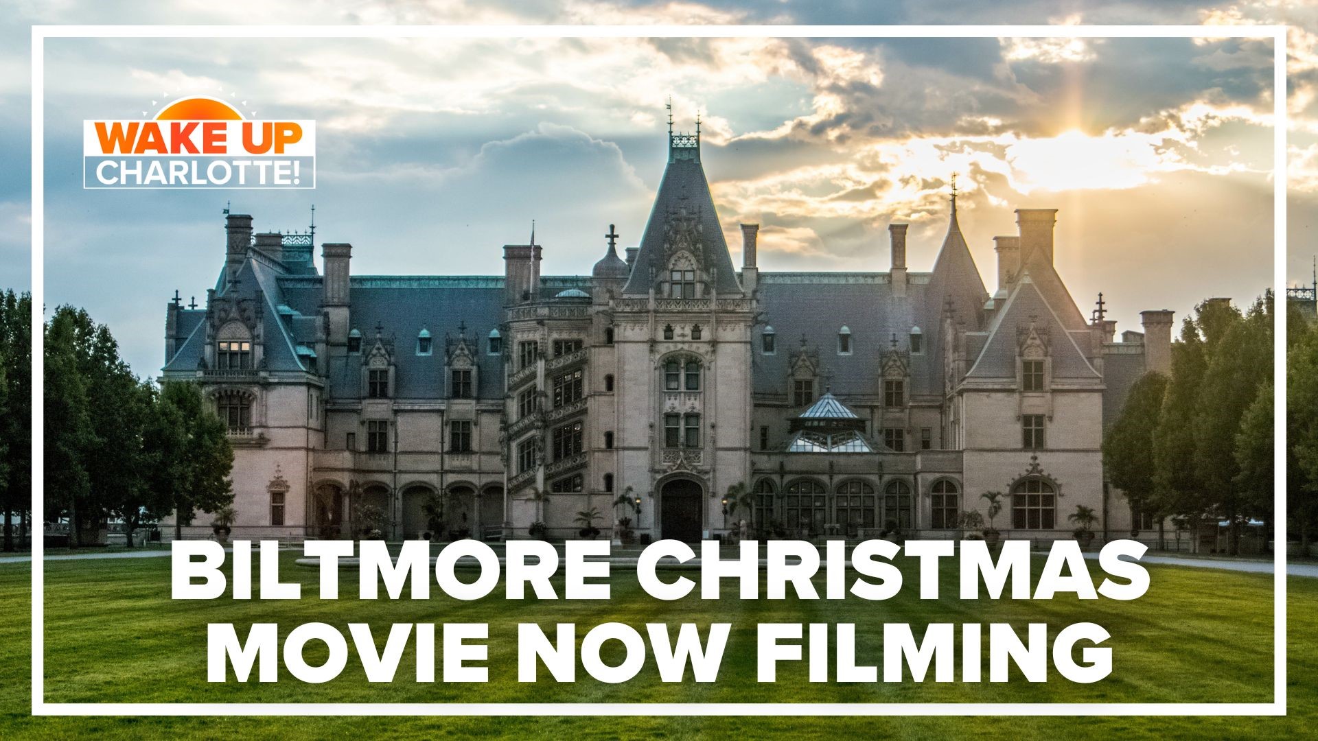 Filming is underway for a new Hallmark Christmas movie at the Biltmore Estate in Asheville.
