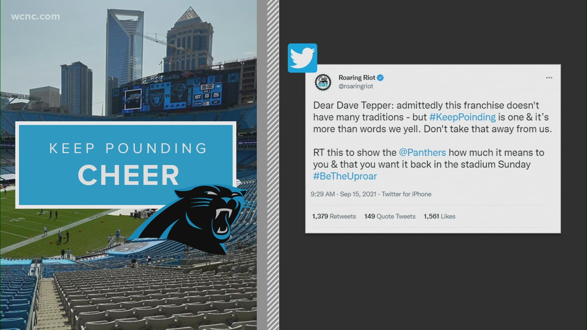 Keep Pounding: Panthers fans excited for first home game of the season 