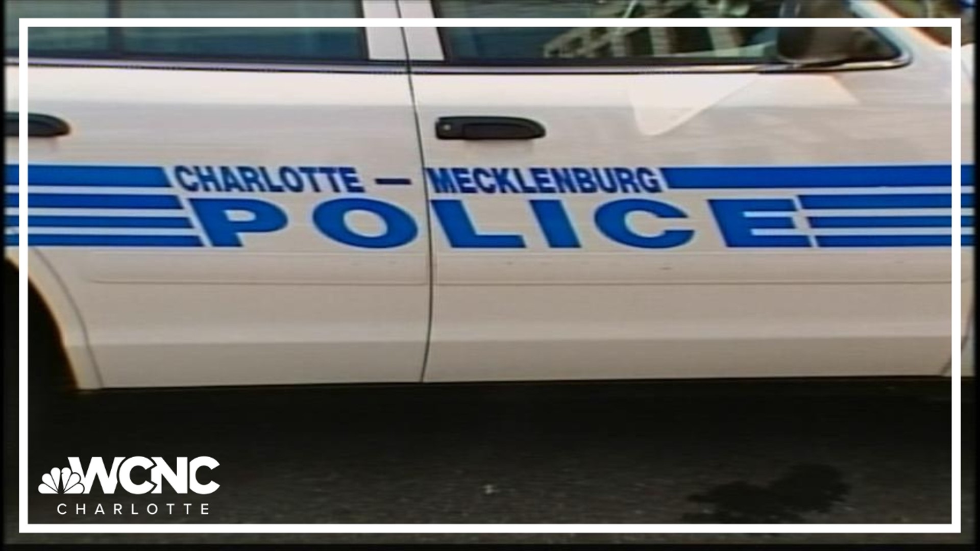 CMPD officers arrested and charged two people after a car chase that left one person hurt and ended in Cabarrus County.