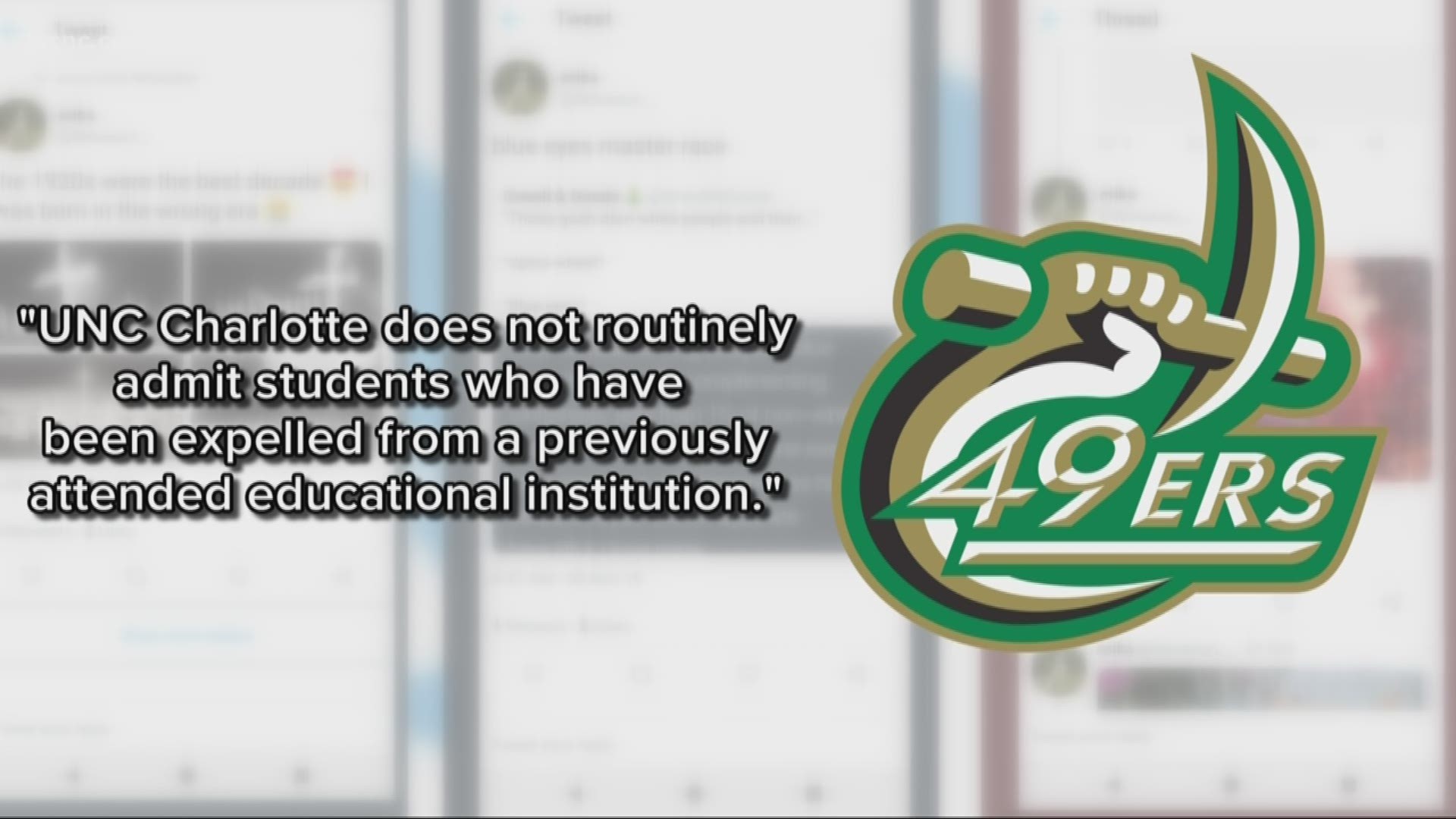 This past November, an at-the-time Davidson College student caught attention when tweets supporting the KKK went viral. Now, WCNC is learning the student is reportedly enrolling at UNC Charlotte.