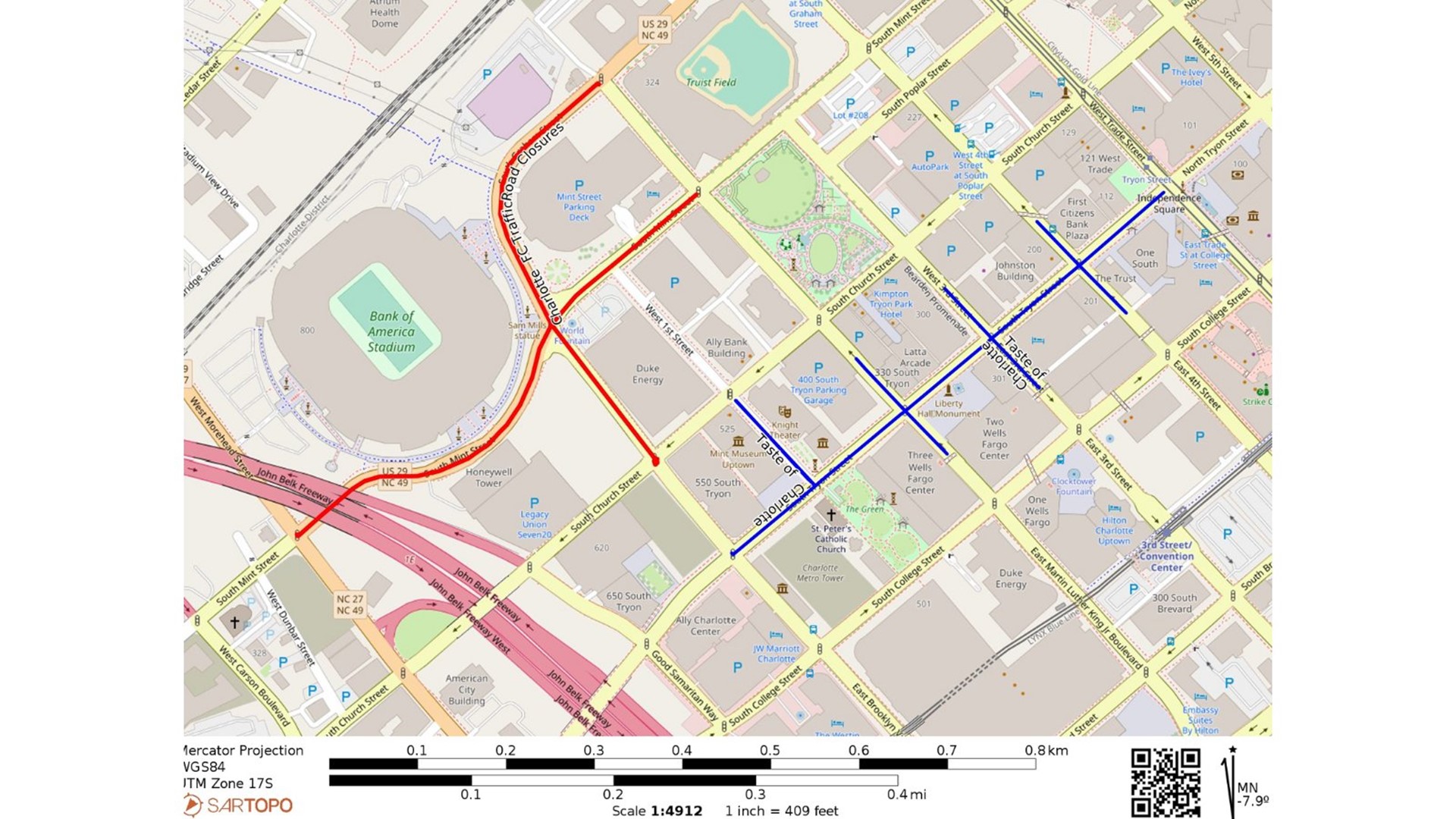 Road closures announced ahead of Taste of Charlotte