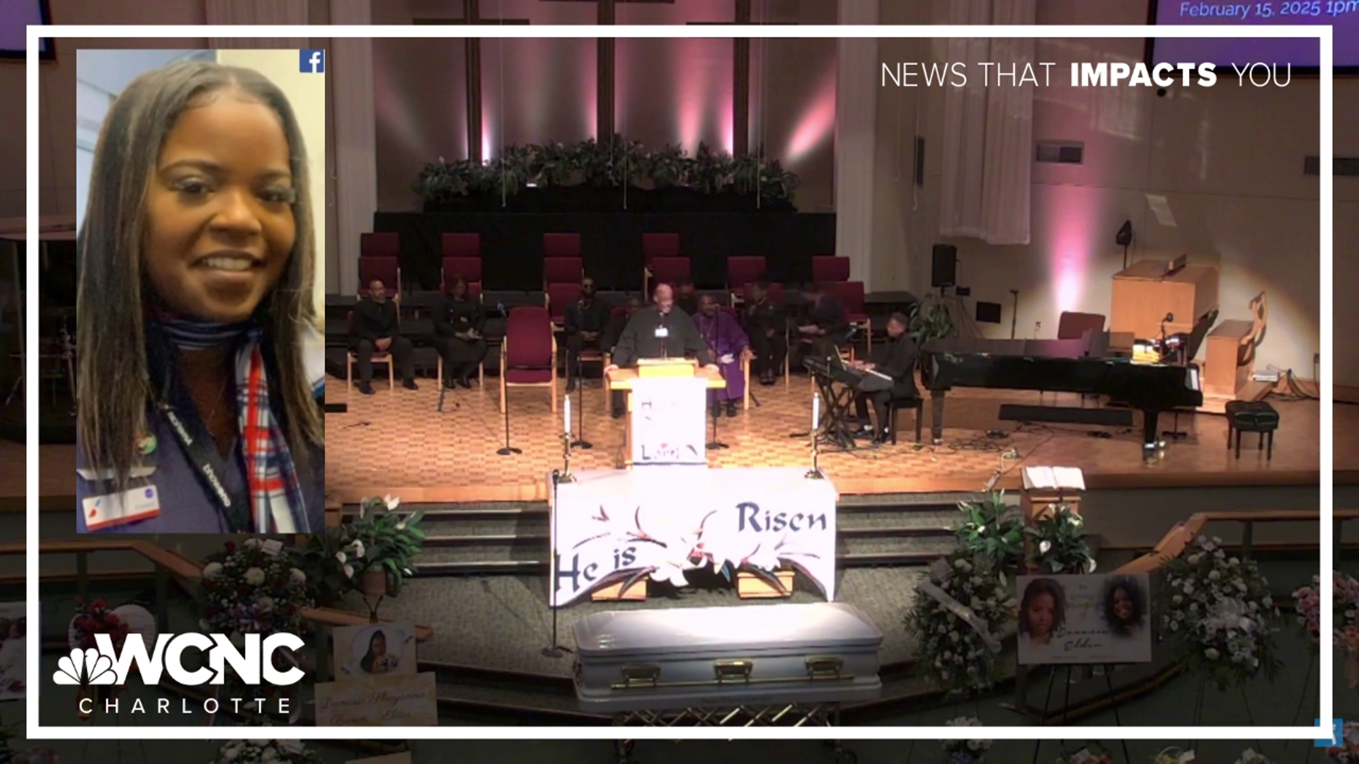 Anna King shares more from Saturday's funeral.