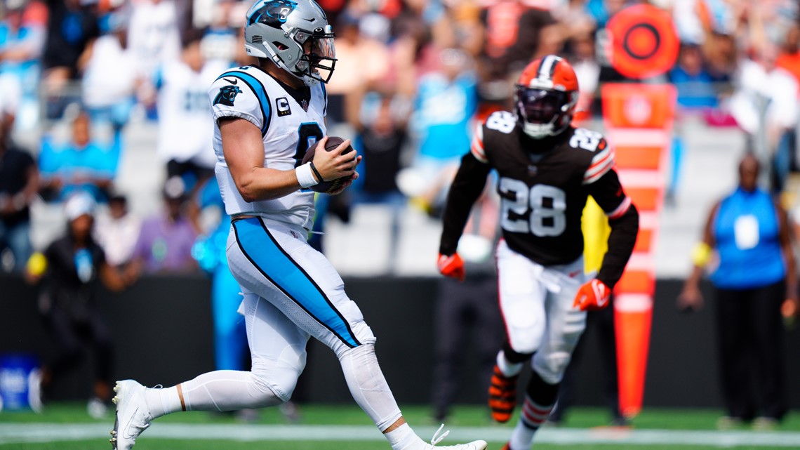 Cleveland Browns beat Mayfield, Panthers 26-24