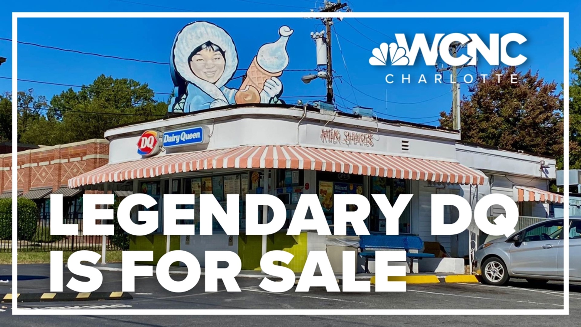 The historic Dairy Queen on Wilkinson Boulevard is listed for $1.4 million. The ad says the property is suitable for fast food and other retail uses.