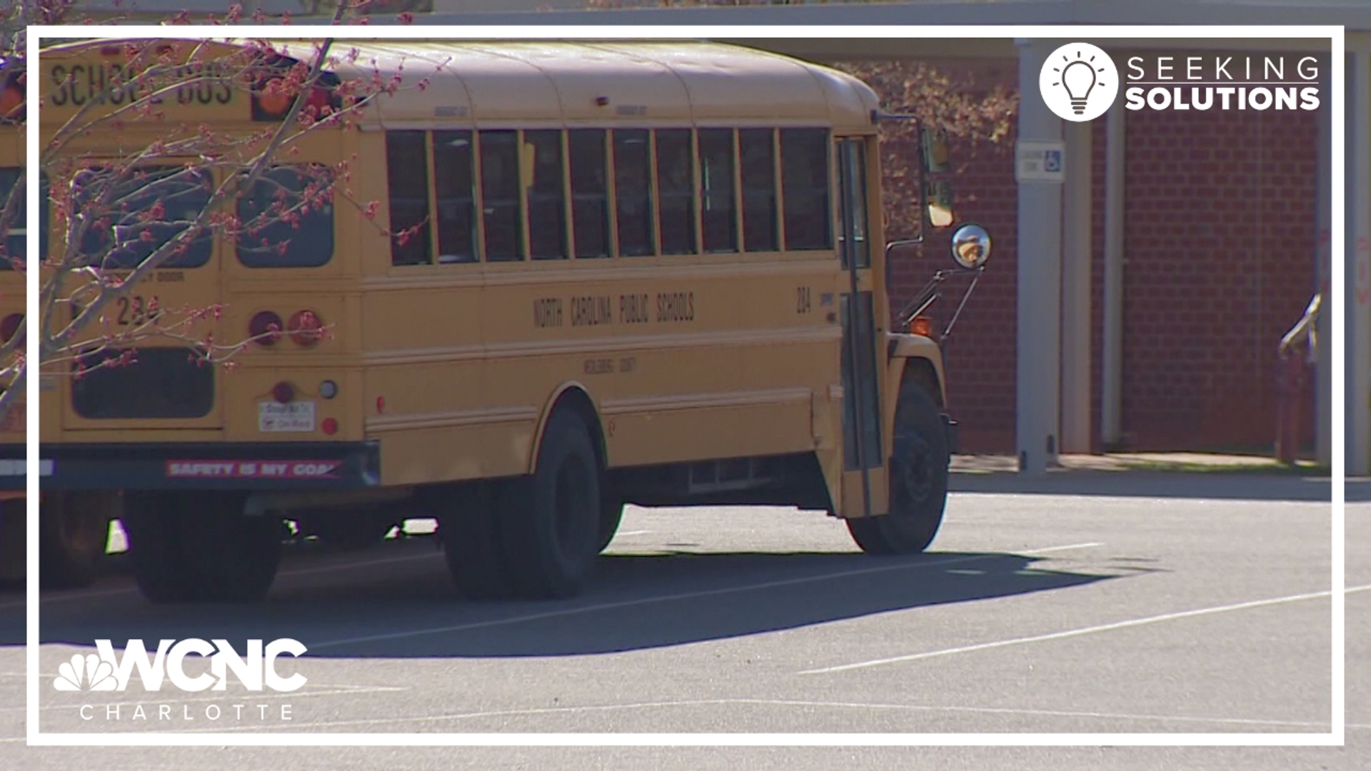 Data analyzed by WCNC Charlotte shows school buses in the Carolinas crash, on average, eight times every school day. No district has more crashes than CMS.