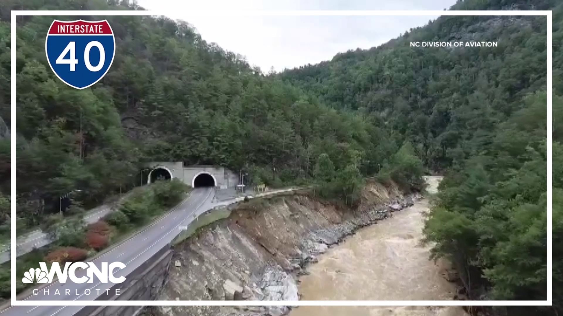 Major parts of a major interstate at the North Carolina-Tennessee border will remain shut down for months.