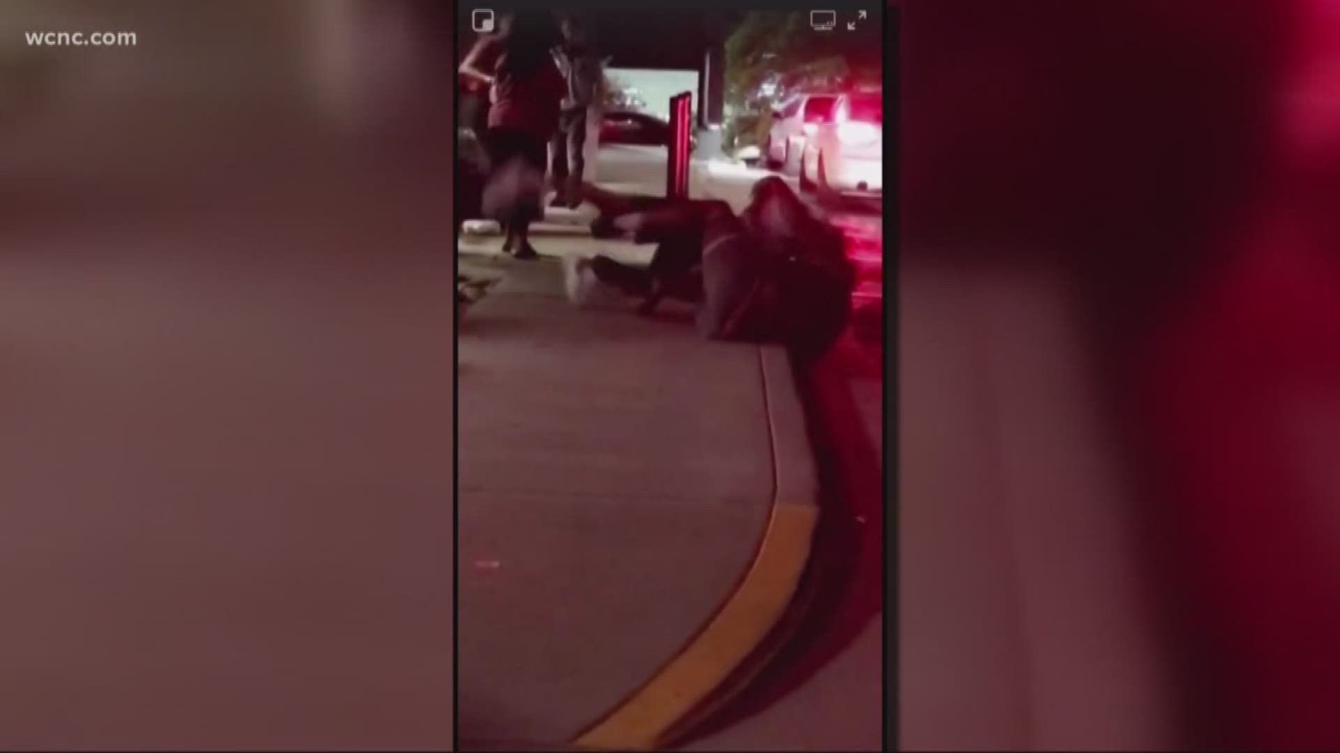 Fights broke out at two separate fast food locations in Charlotte.