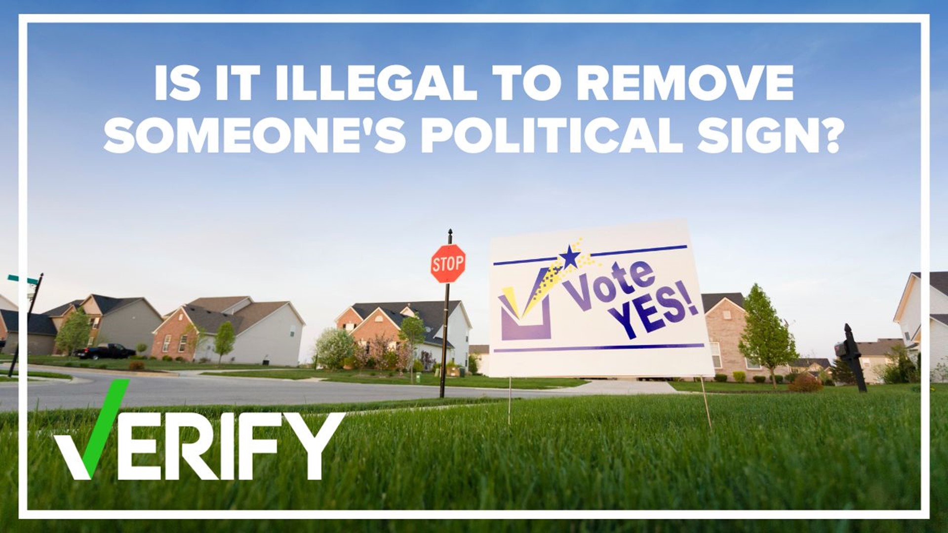 Political lines are drawn and some people may not like the candidate on their neighbor's sign. But it is illegal to take someone else's sign.