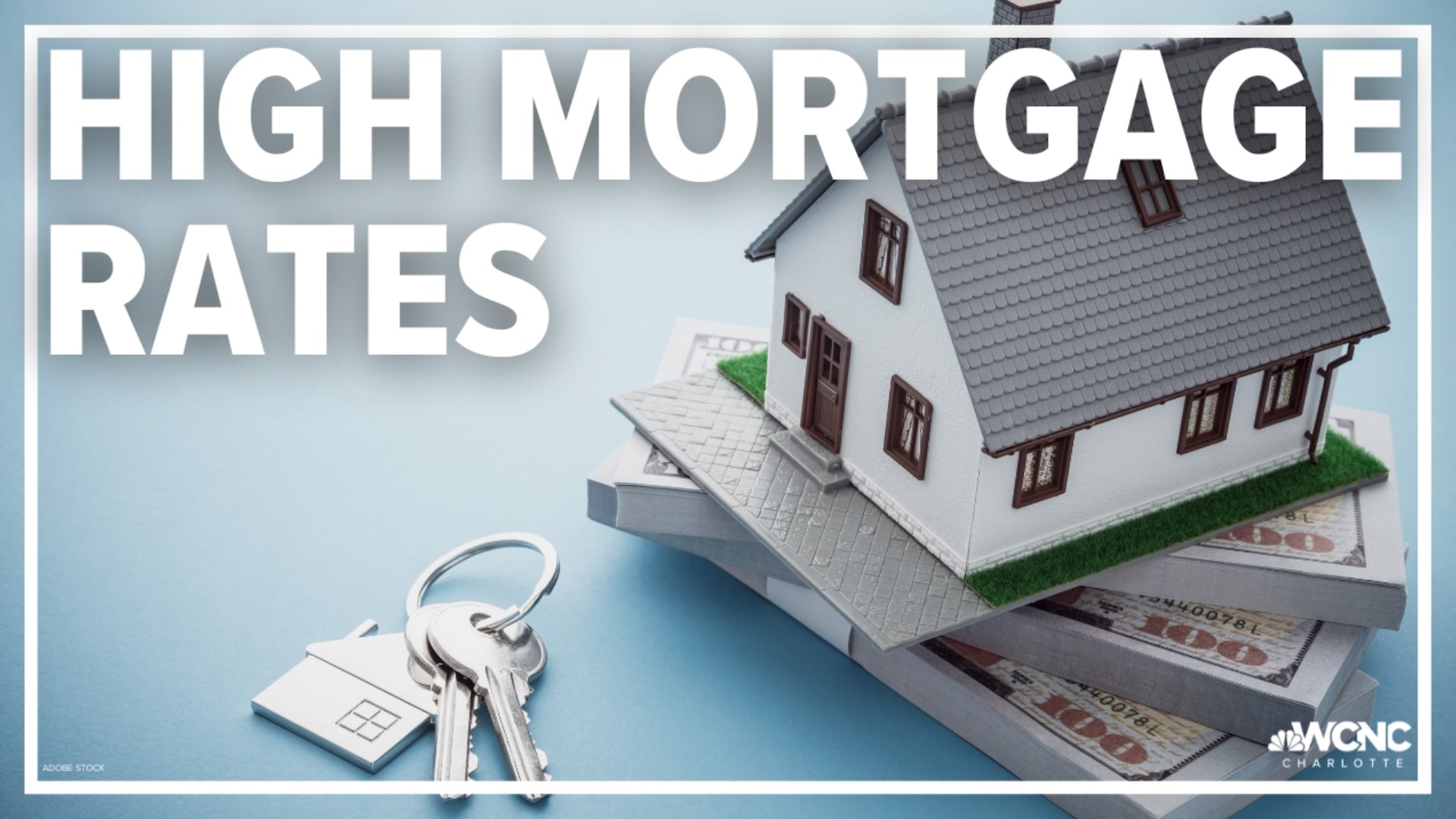 The average rate for a 30-year mortgage is around 6%, according to new data from Freddie Mac. That's more than double what it was this same time last year.
