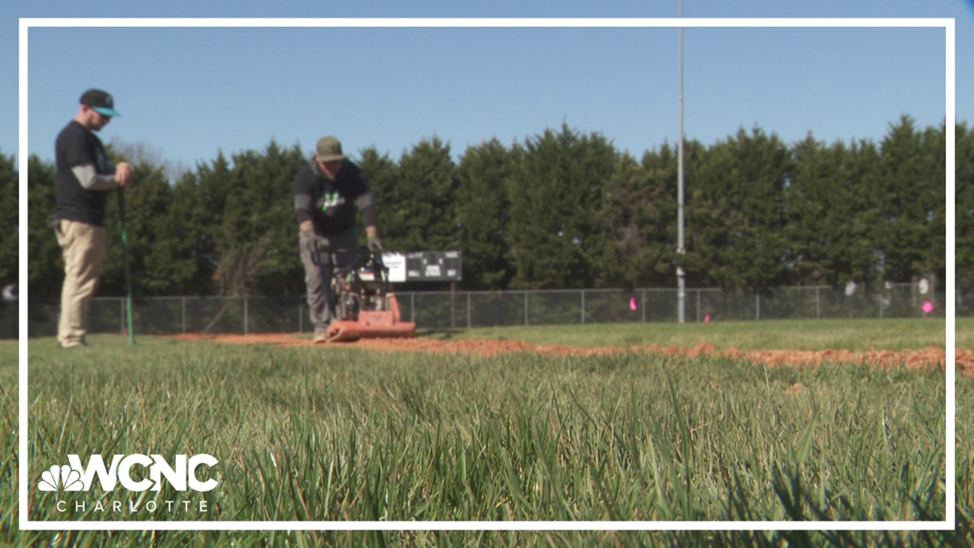 The team's "Fields For Our Future" initiative helps make sure kids can play baseball and softball on update fields.
