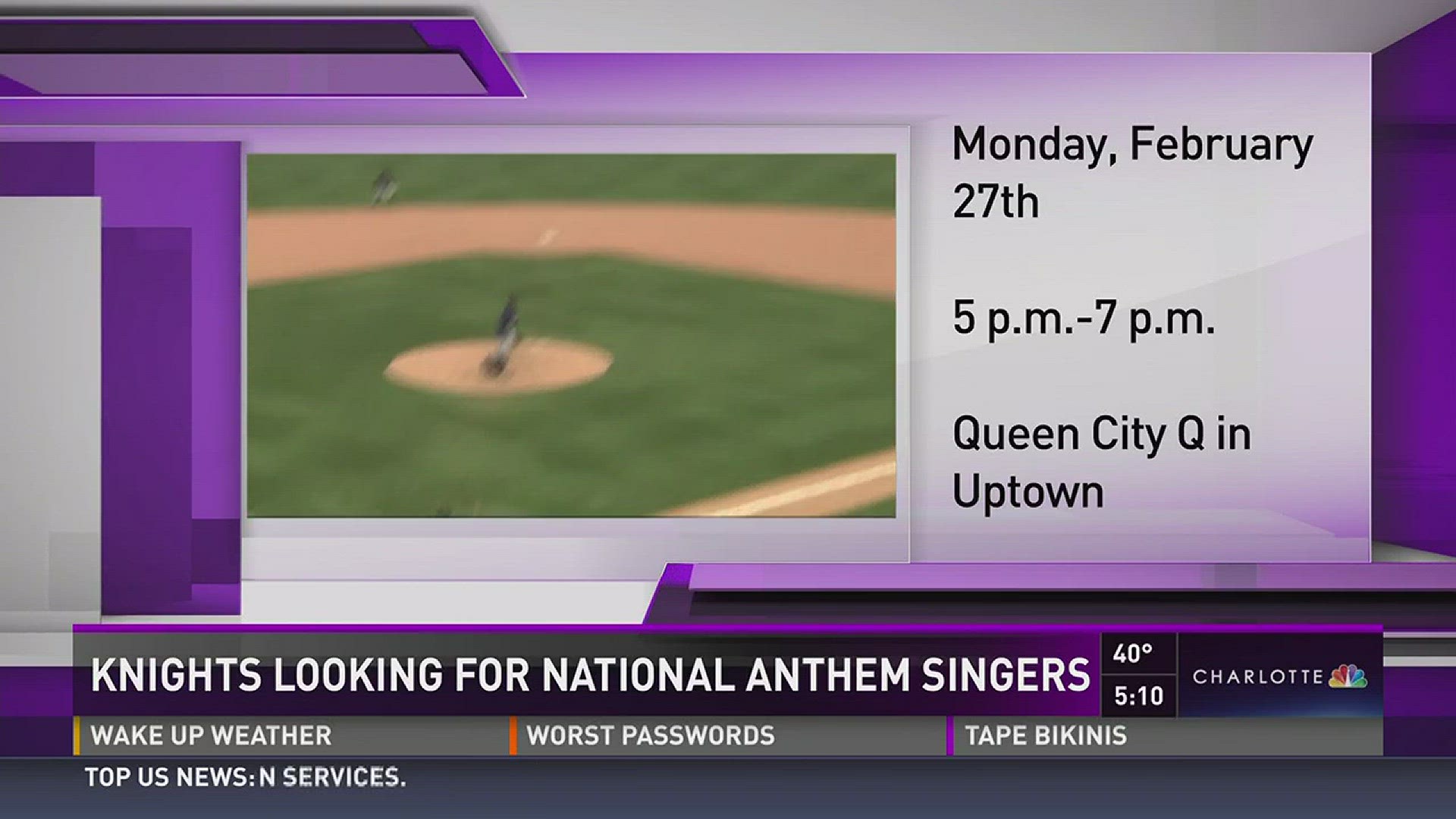 Charlotte Knights hold National Anthem auditions