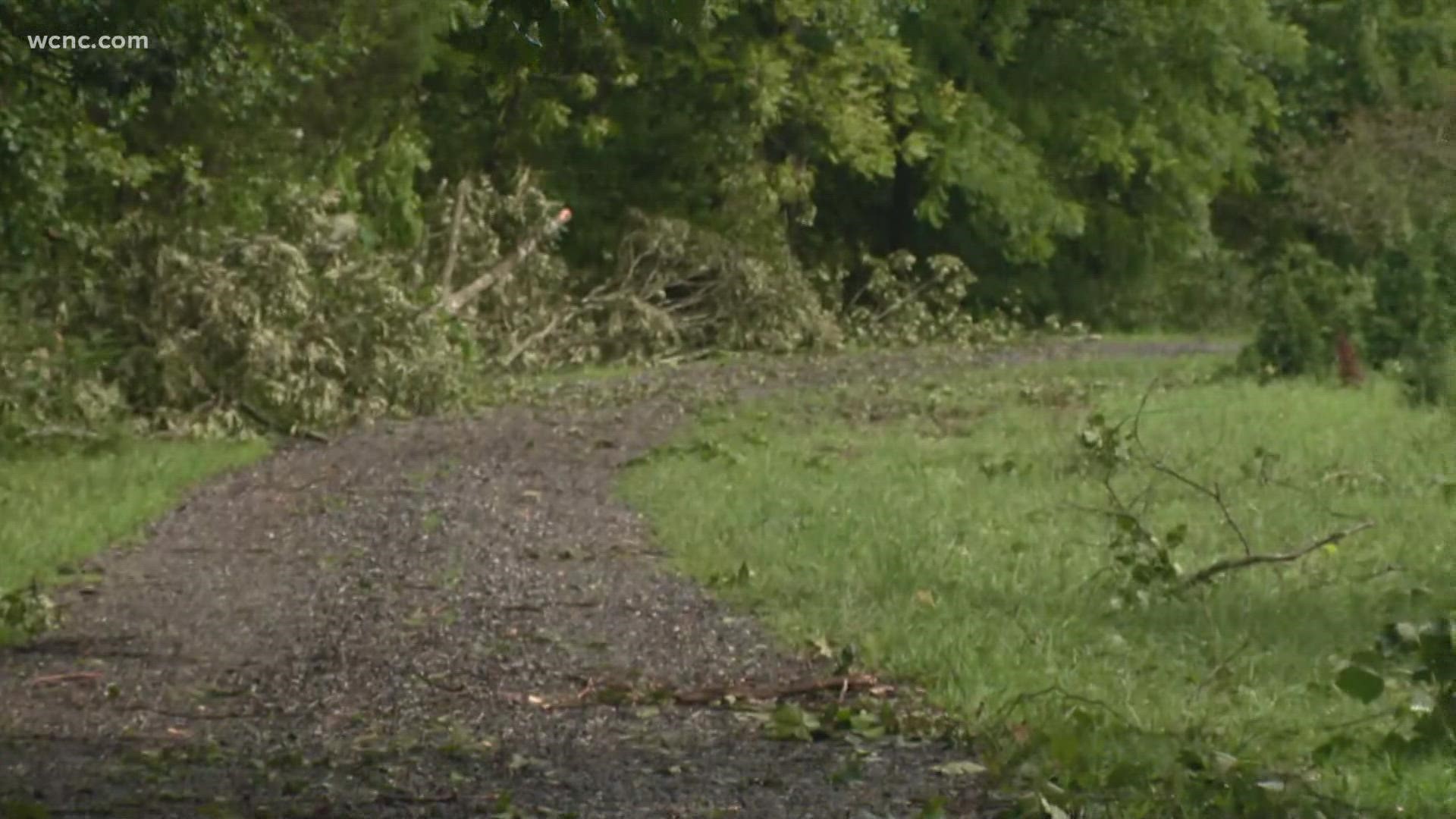WCNC Charlotte's Brandon Goldner is in Alexander County, keeping an eye on the damage.