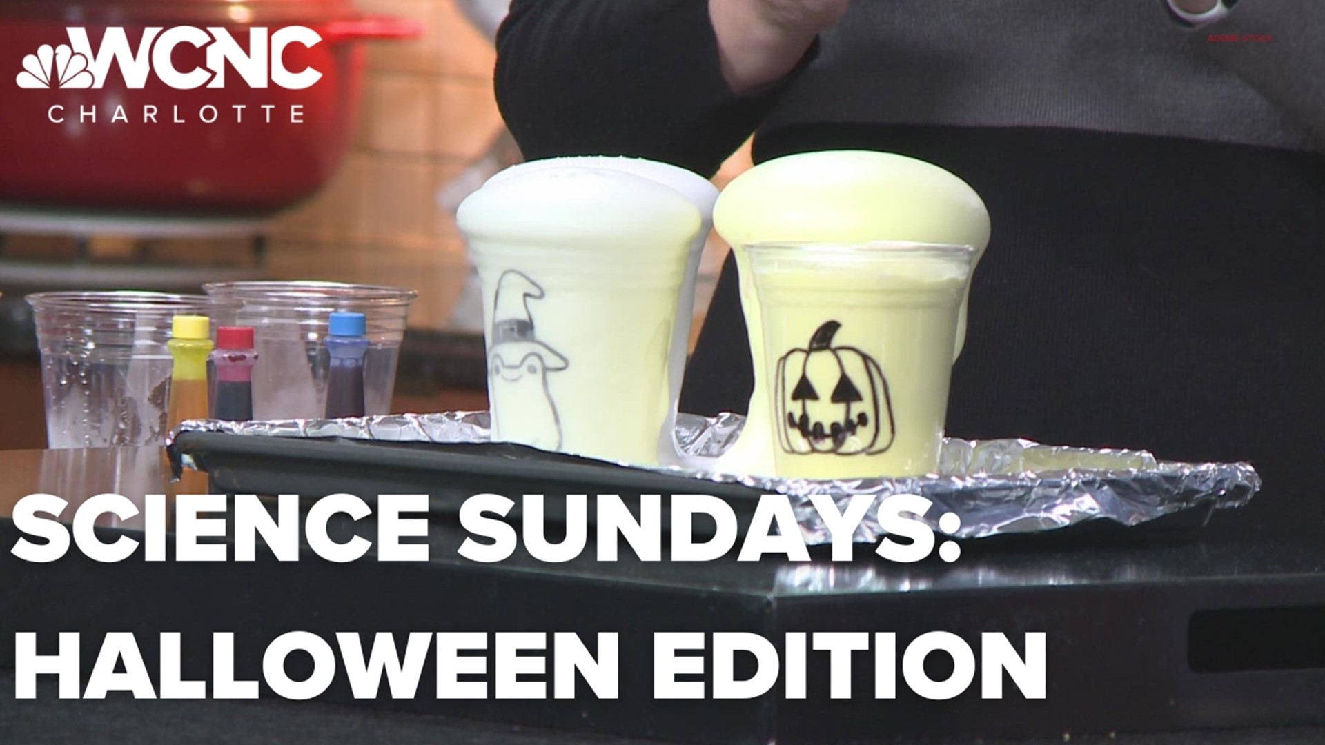 Meteorologist Brittany Van Voorhees shows off some fun "potions" (to look at, not drink) families can make for a fun Halloween experiment