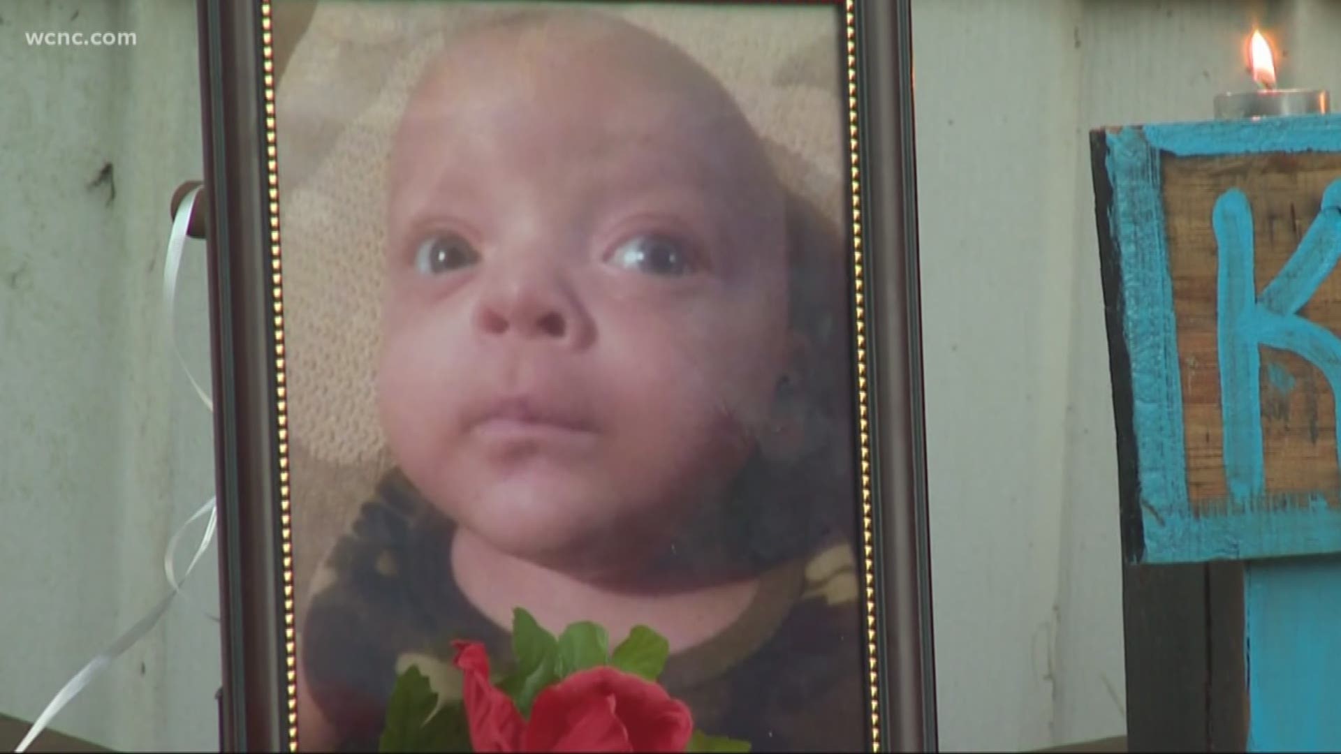 Family and friends gathered to honor the life of infant Kade Gill. He died after a tree fell on his family's mobile home in the aftermath of Florence.