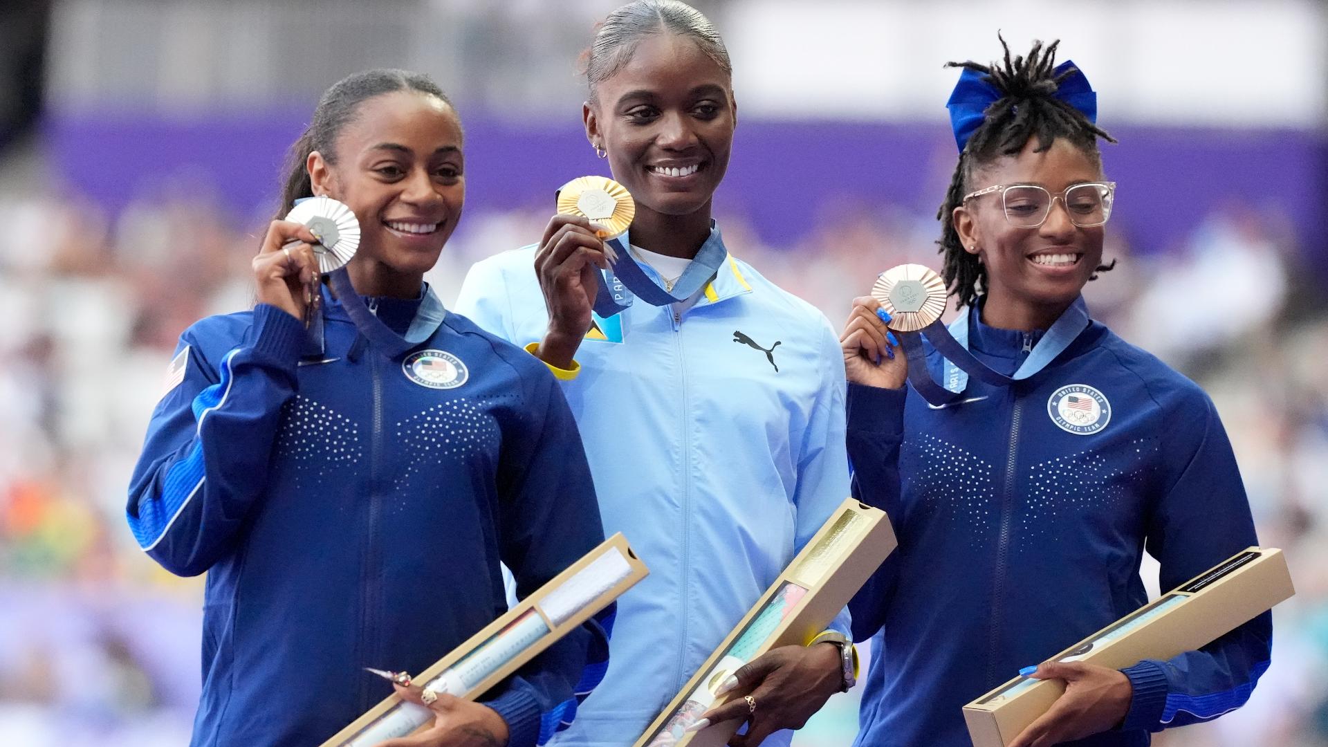 Team USA women's 4x100m relay results