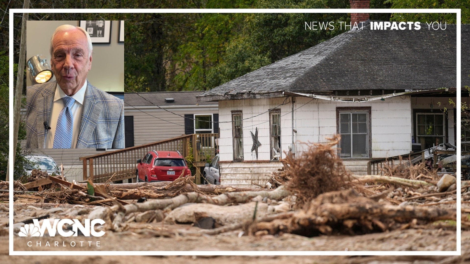 Roy Williams delivers life-changing debt relief to hurricane victims | wcnc.com