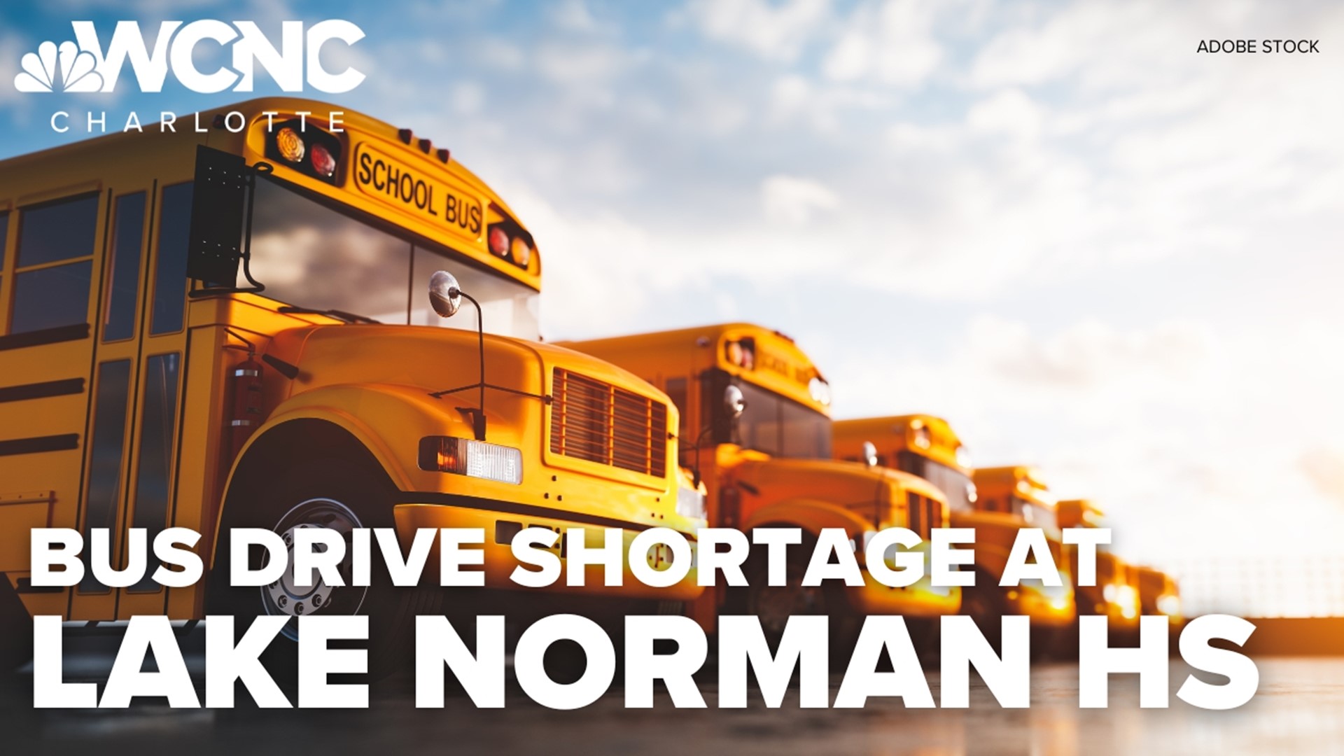 Many Lake Norman High School families won't have bus service on the first day of school.