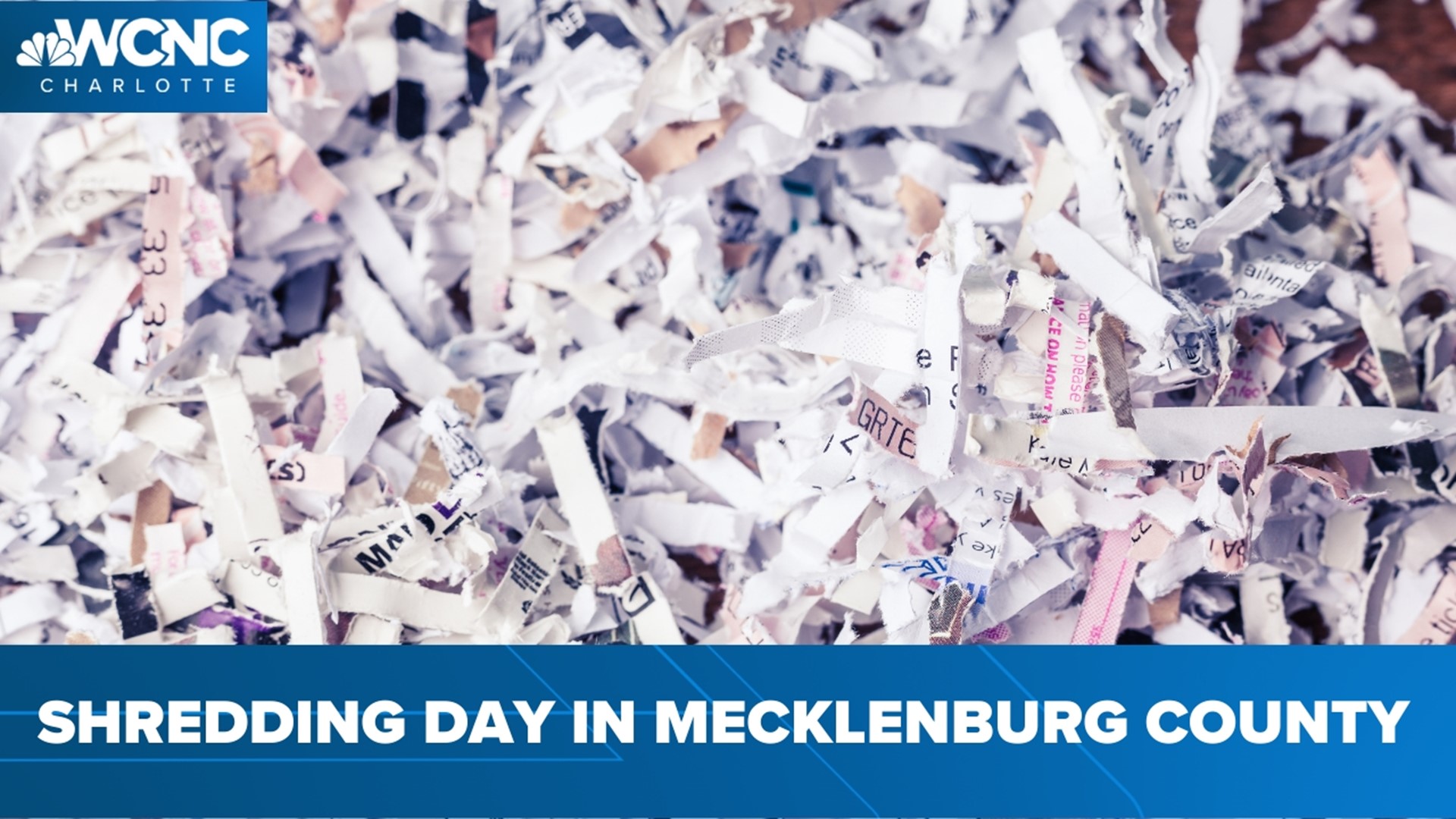 Shredding Day event in Mecklenburg County