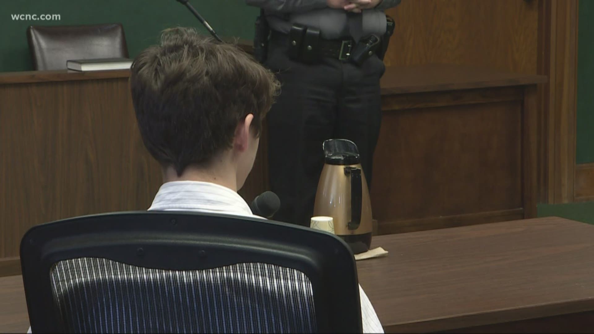 At the hearing, the teenager injured an Alford plea for simple assault and underage consumption of alcohol.