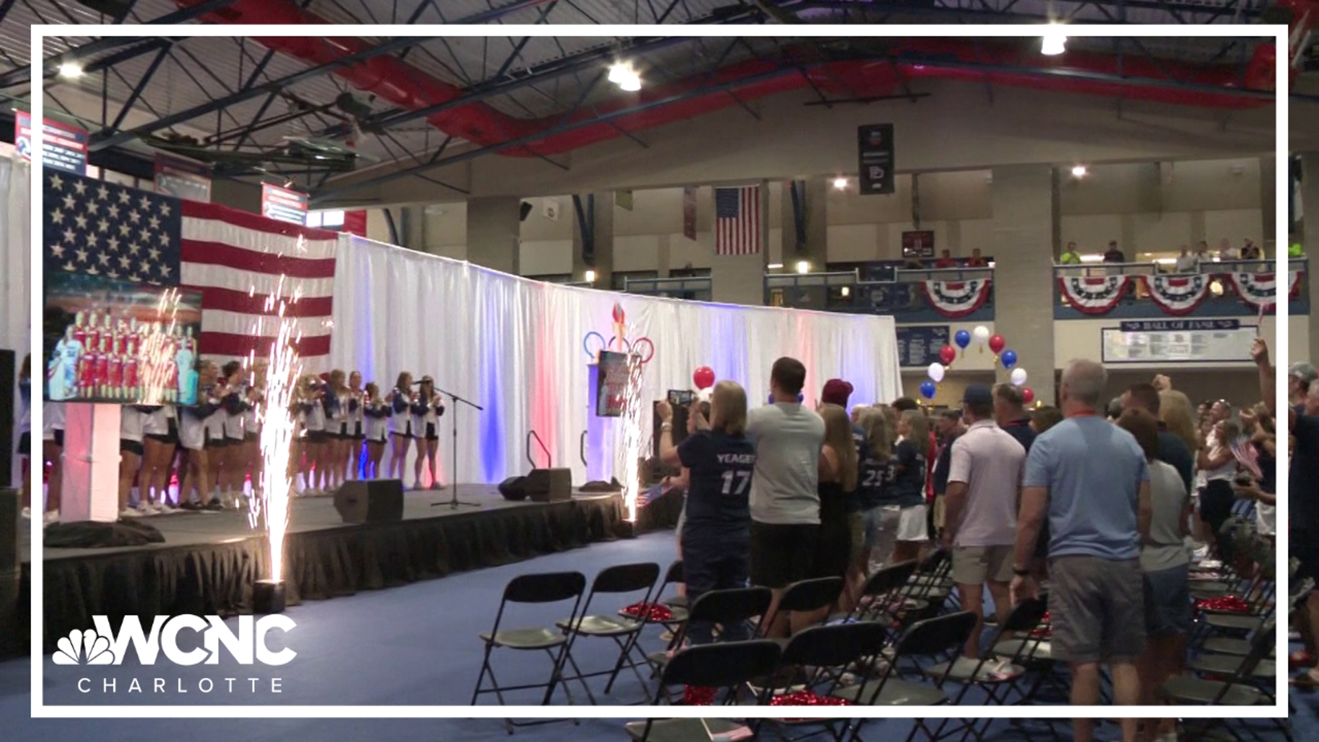 During the Opening Ceremony there will be Team USA athletes with Carolina connections.