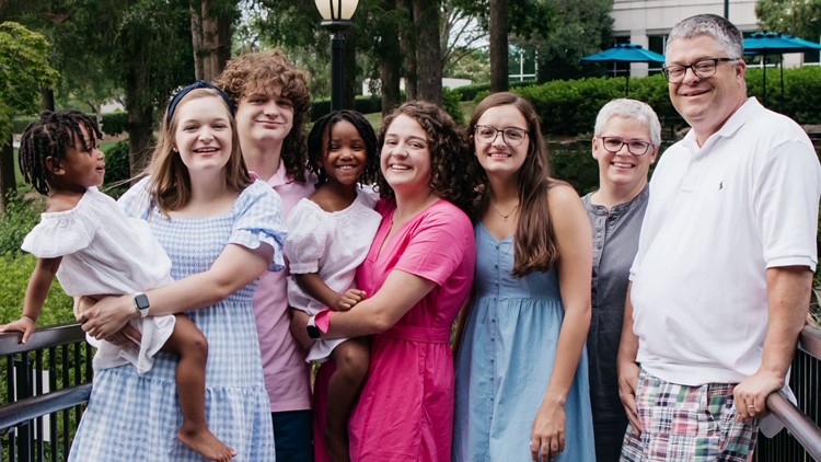'We're the lucky ones': Charlotte couple overcomes broken foster care system to adopt young girls