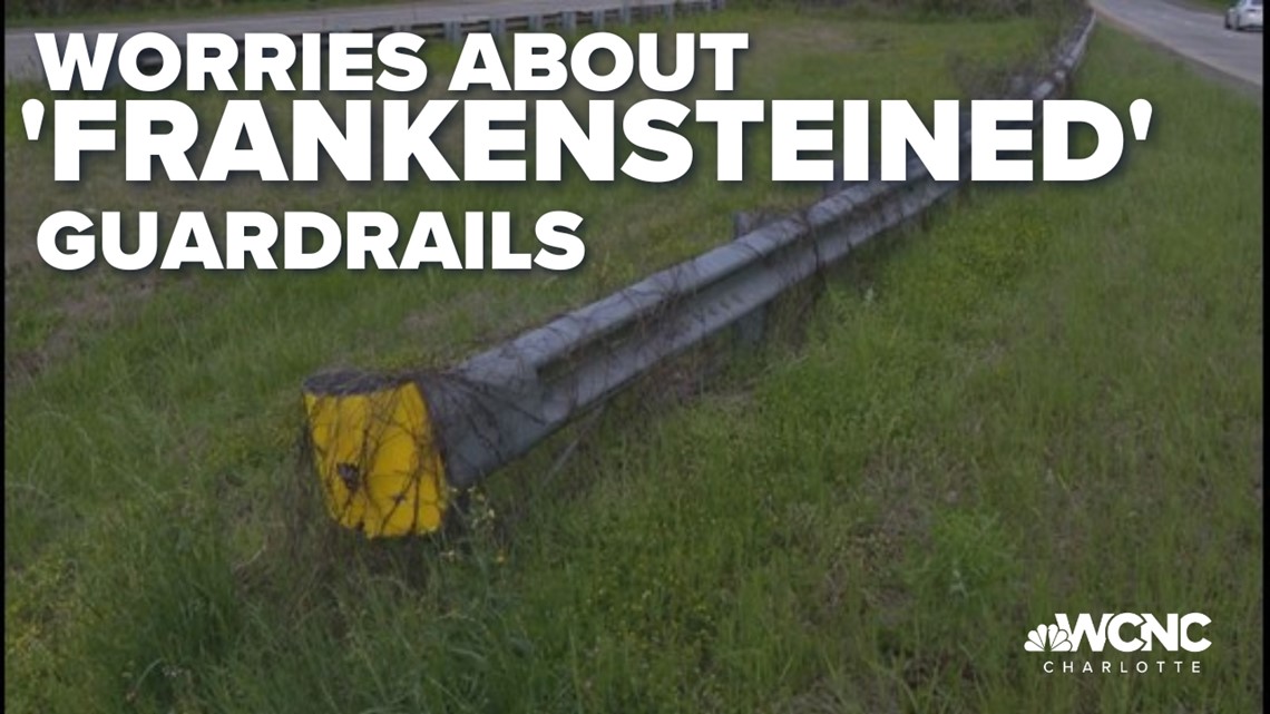 'Frankensteined' guardrails lining NC roads may be unsafe