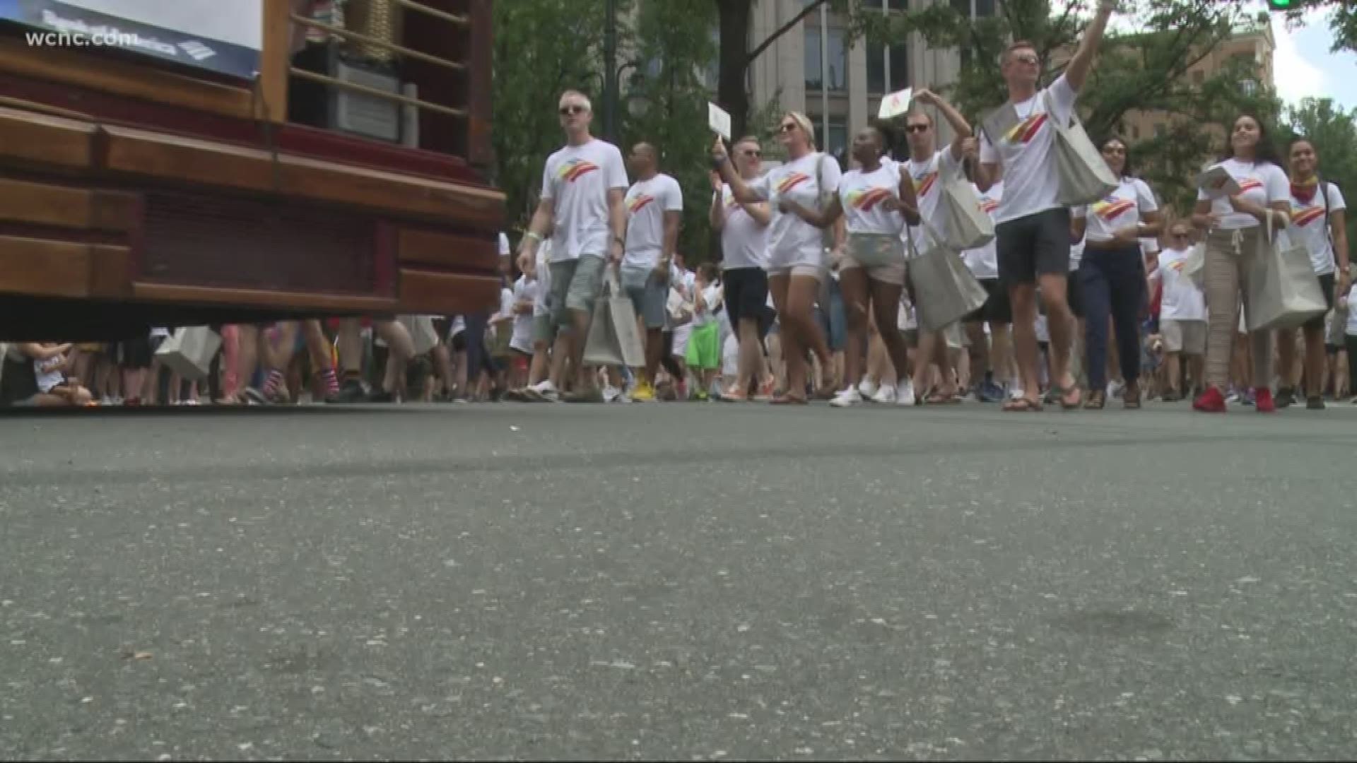 Carolinians got a chance to celebrate culture and diversity during Sunday's sixth annual Bank of America Charlotte Pride Parade. People lined the streets holding rainbow flags and celebrating the Queen City's LGBTQ communities.