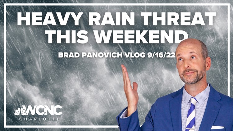 Panovich vlog: Heavy rain threat for the Carolinas Friday into Sunday