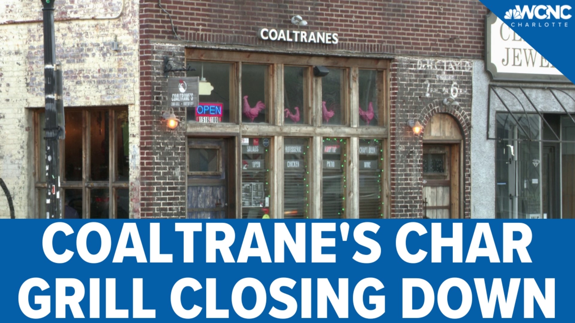 After five years of serving customers in the Plaza Midwood neighborhood, Coaltrane's Char Grill is making its last call Tuesday night.