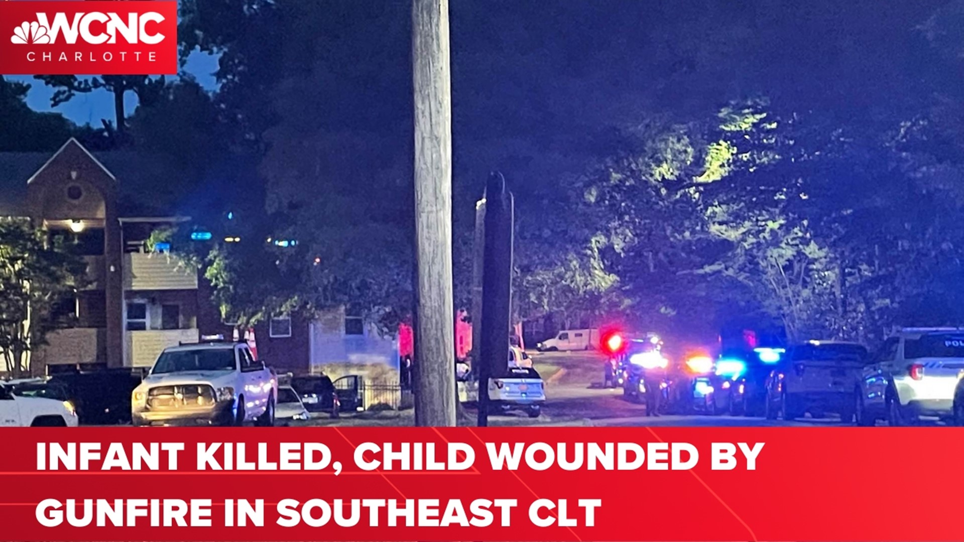 The one-year-old child died at the hospital, while the seven-year-old child faced non-life-threatening injuries.