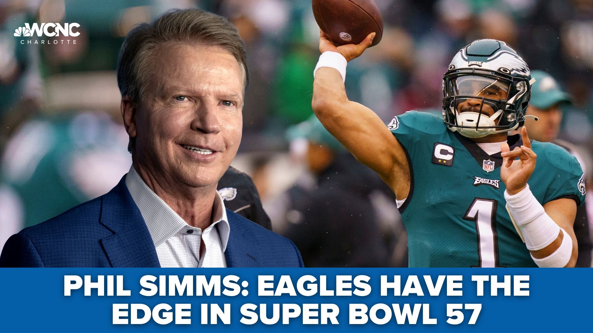 Former Super Bowl MVP Phil Simms previews Super Bowl 57 and explains why the Philadelphia Eagles have an early edge over Patrick Mahomes and the Kansas City Chiefs.