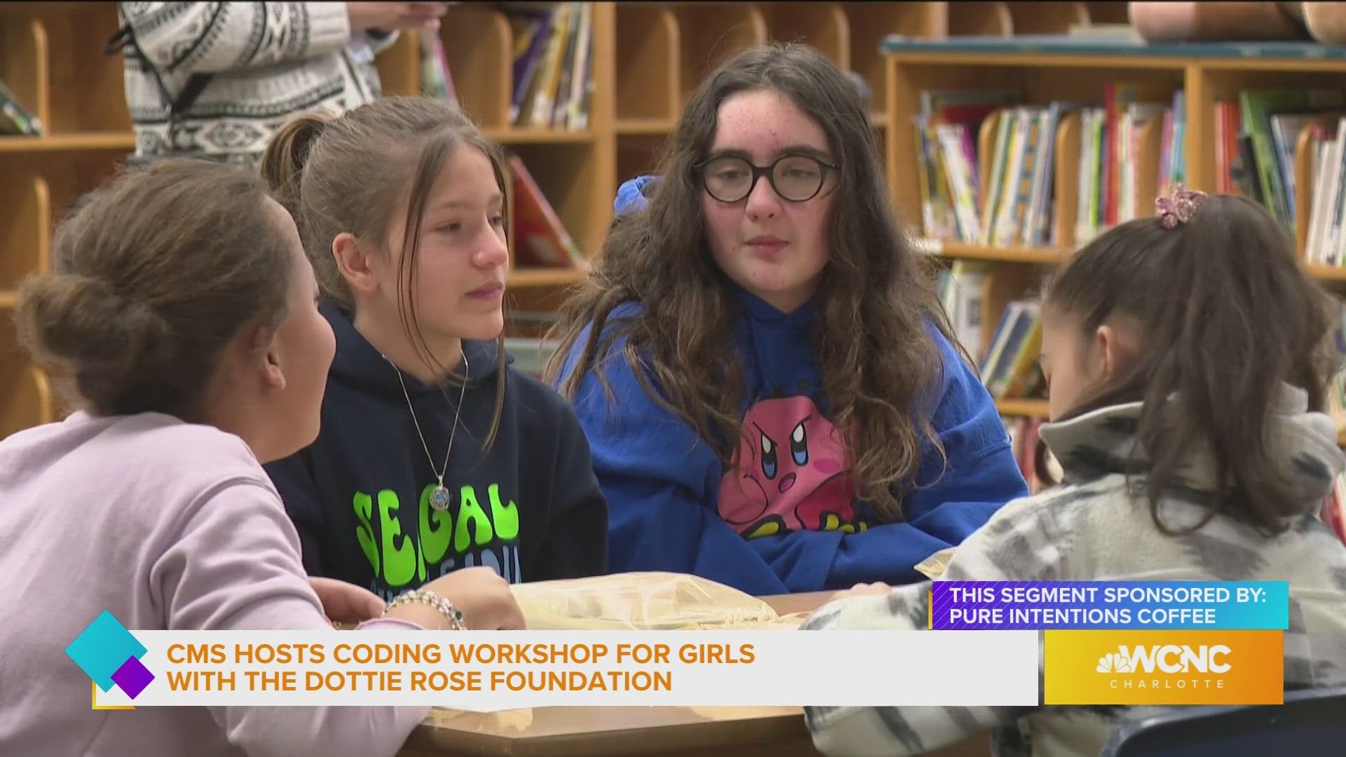 CMS hosts a coding workshop for girls with the Dottie Rose Foundation